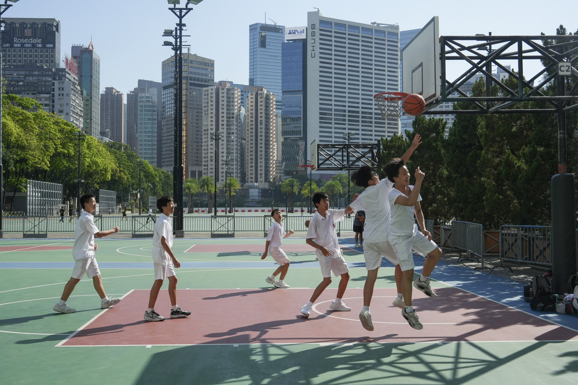 Public basketball courts can be hard to find. Photo: Sun Yeung