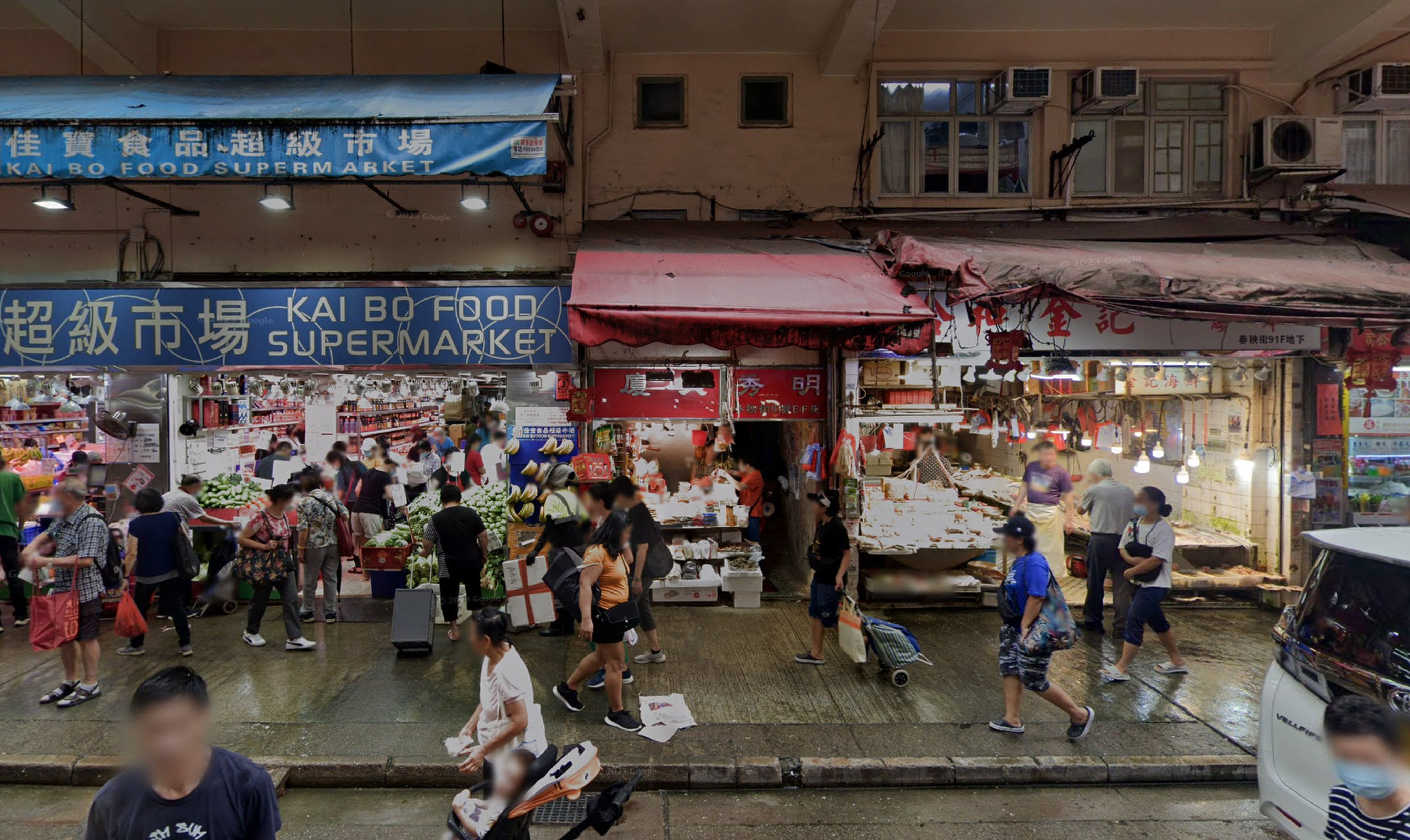 Ming Sau Building on Chun Yeung Street, where the elderly man was found unconscious. Photo: Google Maps