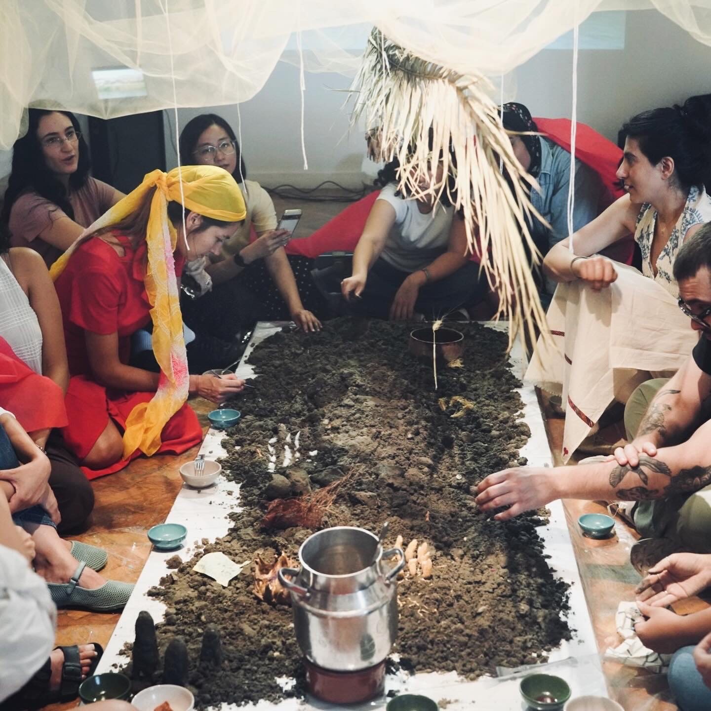 One of Iris Sham’s dinners exploring food and social injustice. Photo: Iris Sham