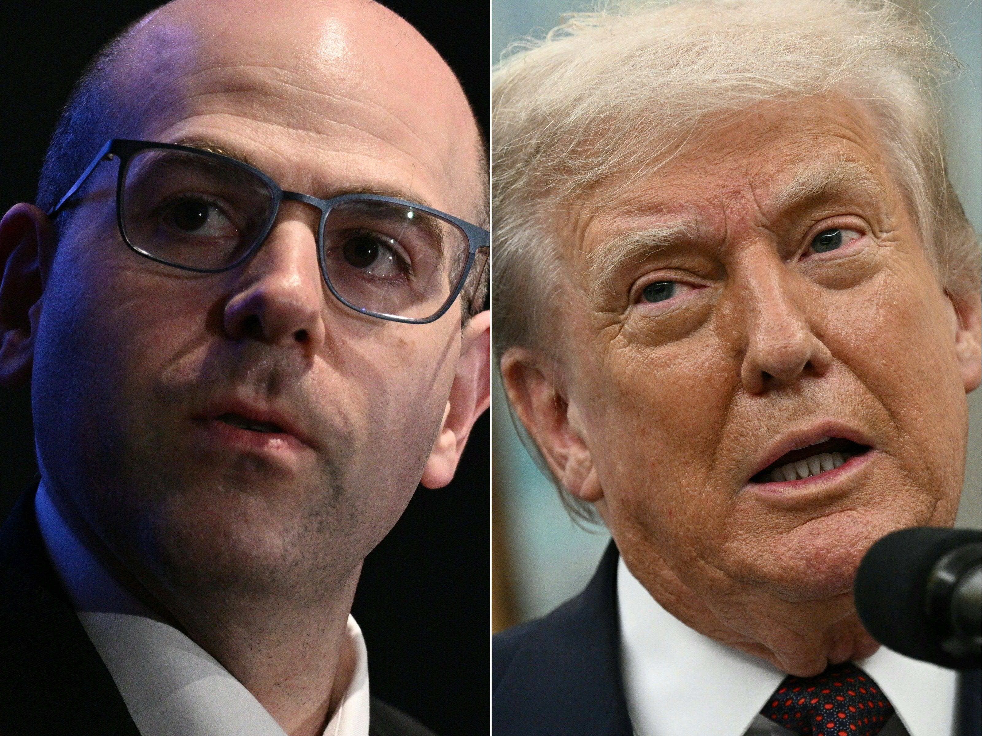 US President Donald Trump on Thursday named Stephen Miran, the leader of his White House economic panel, to fill a recently vacated seat on the Federal Reserve board, as he seeks to boost his sway over the independent central bank. Photo: AFP