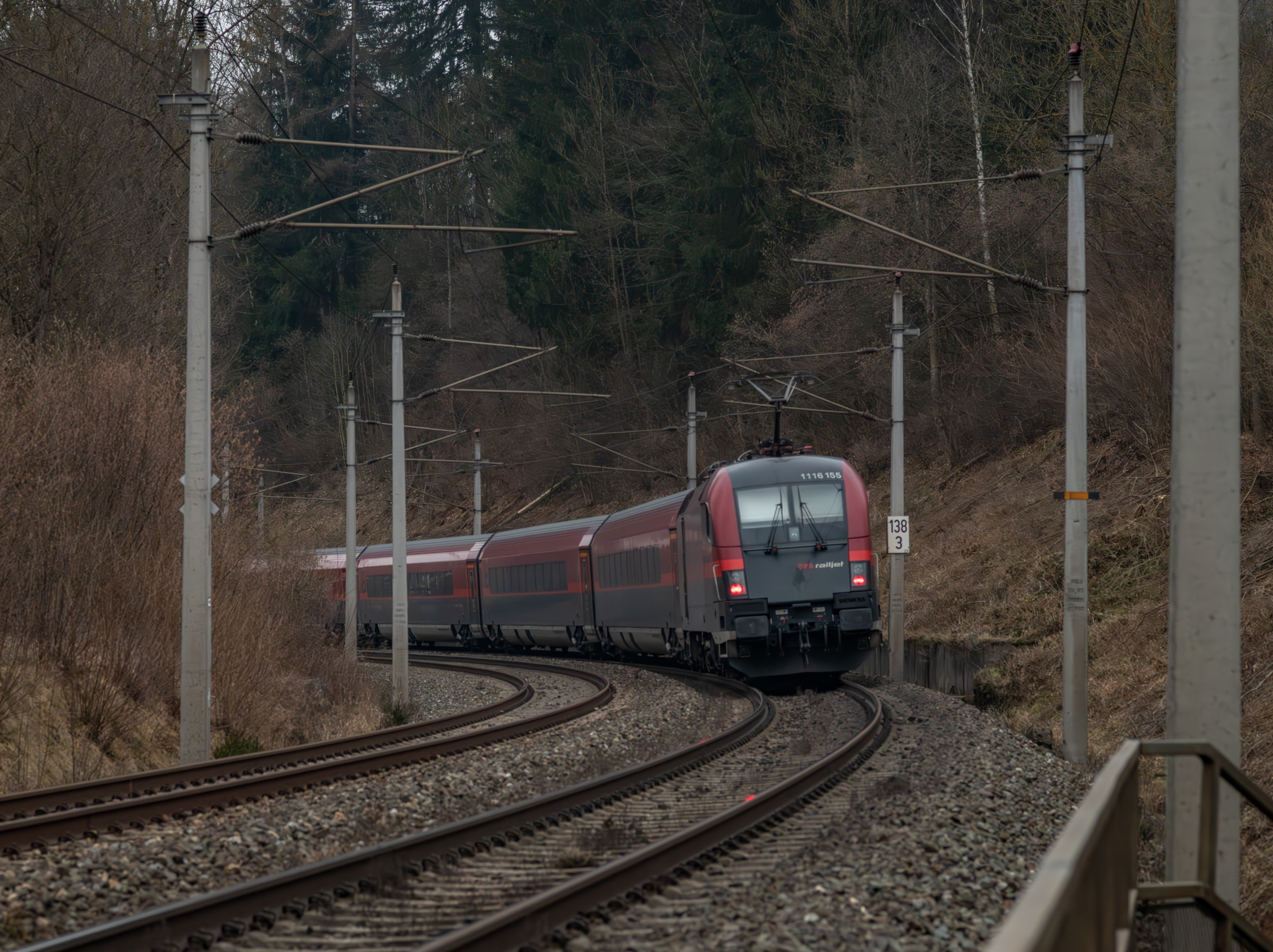 A railjet train near Kindberg, Austria. File photo: Shutterstock