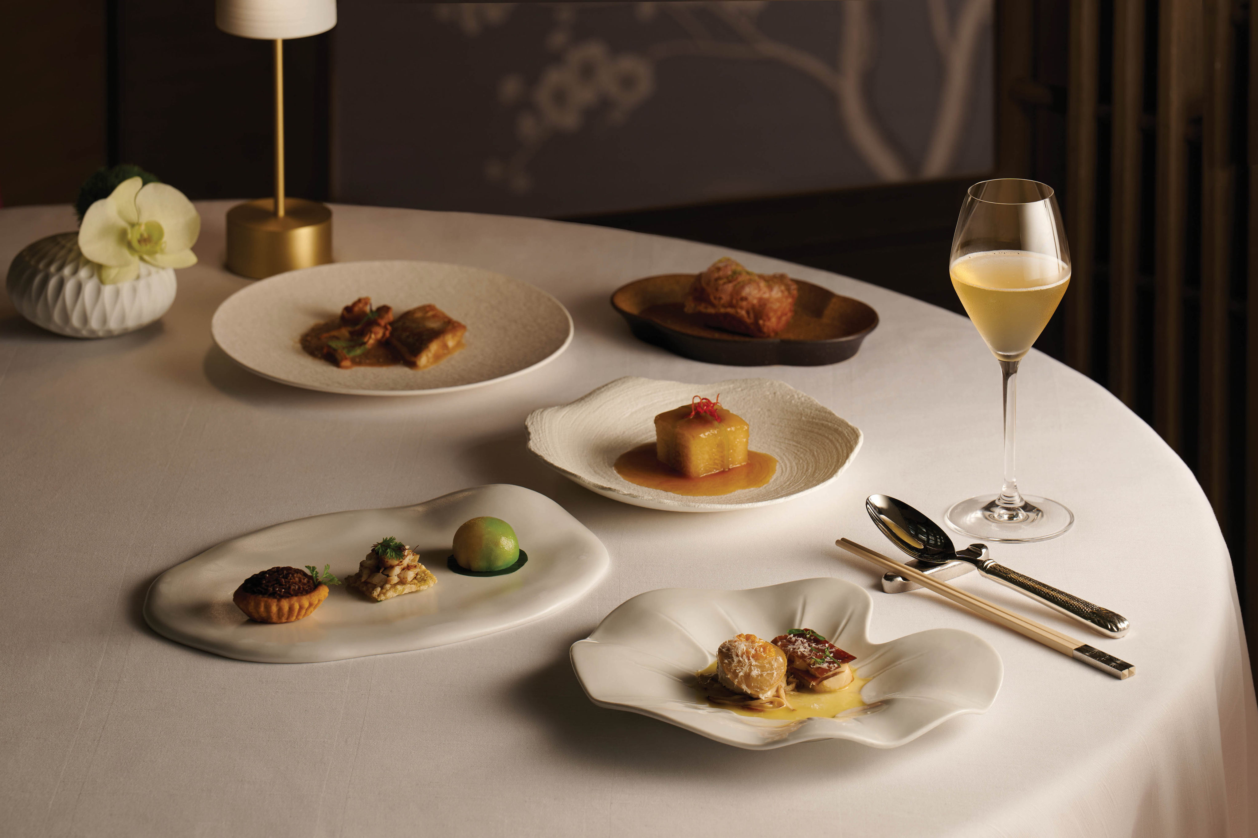 The Yunnan wild mushrooms six-hands feast at Man Ho, JW Marriott Hotel Hong Kong. Photo: Handout