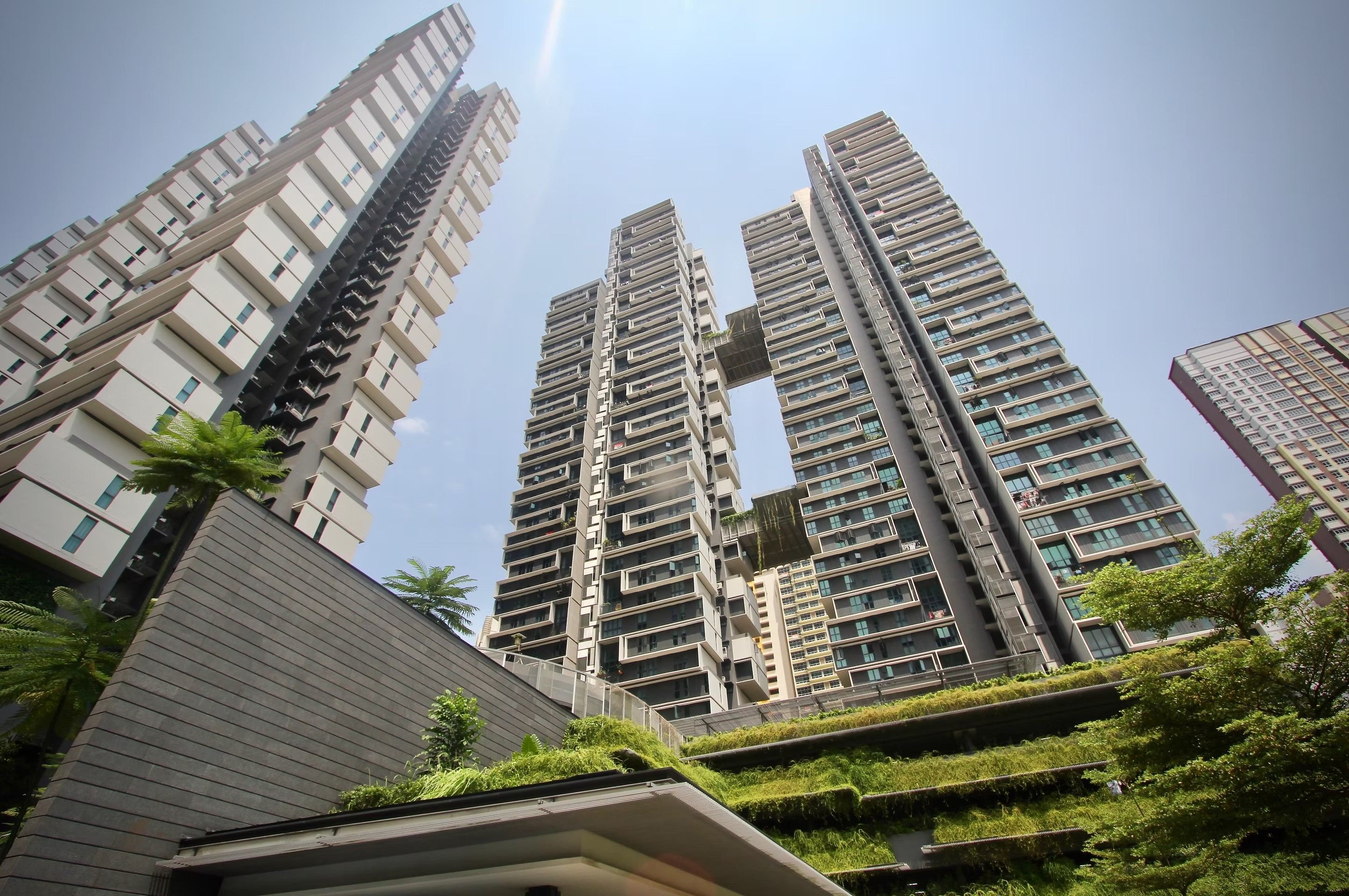 A flat at Singapore’s SkyTerrace@Dawson sold for nearly S$1.7 million in June. Photo: Dawson Collection