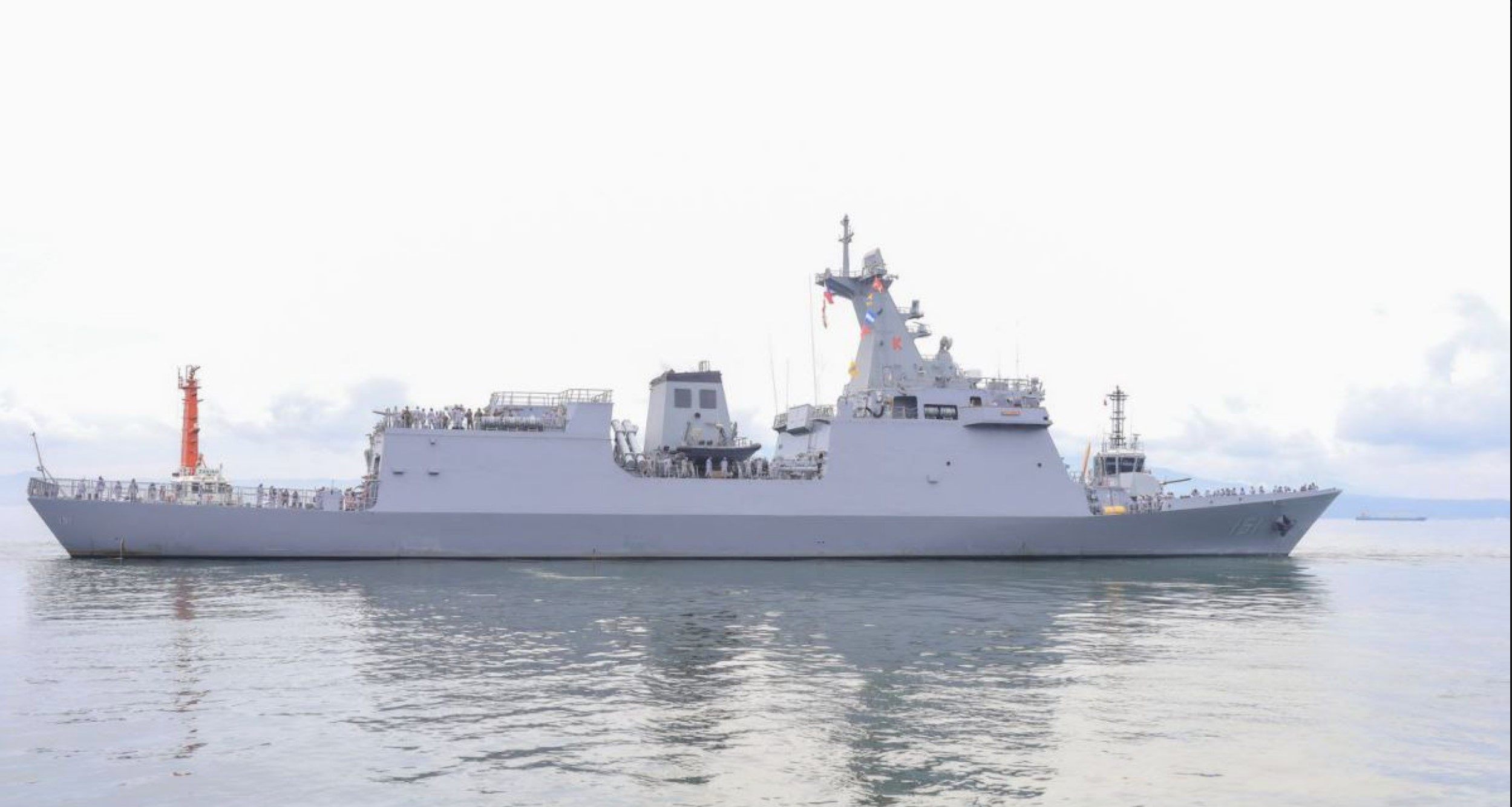 The Philippines’ BRP Antonio Luna, a guided missile frigate, sailing to Malaysia on Saturday last week. The vessel will take part in the 3rd Asean Multilateral Naval Exercise hosted by the Royal Malaysian Navy in Penang from Friday to August 22. Photo: Philippine Navy