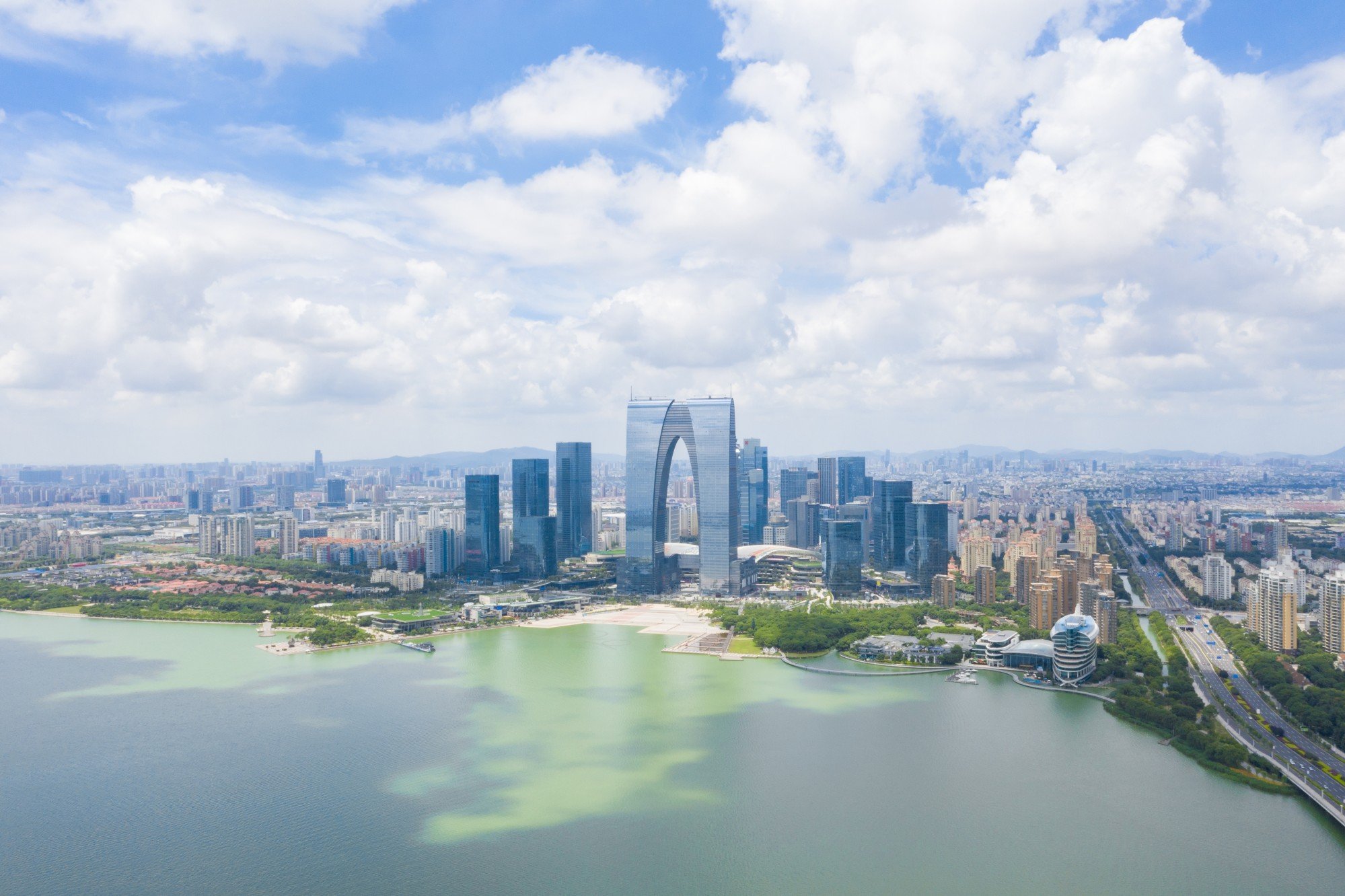 Jinji Lake in today’s Suzhou, long renowned as an ancient city of gardens and canals. Photo: Shutterstock Jinji Lake in today’s Suzhou, long renowned as an ancient city of gardens and canals. Photo: Shutterstock