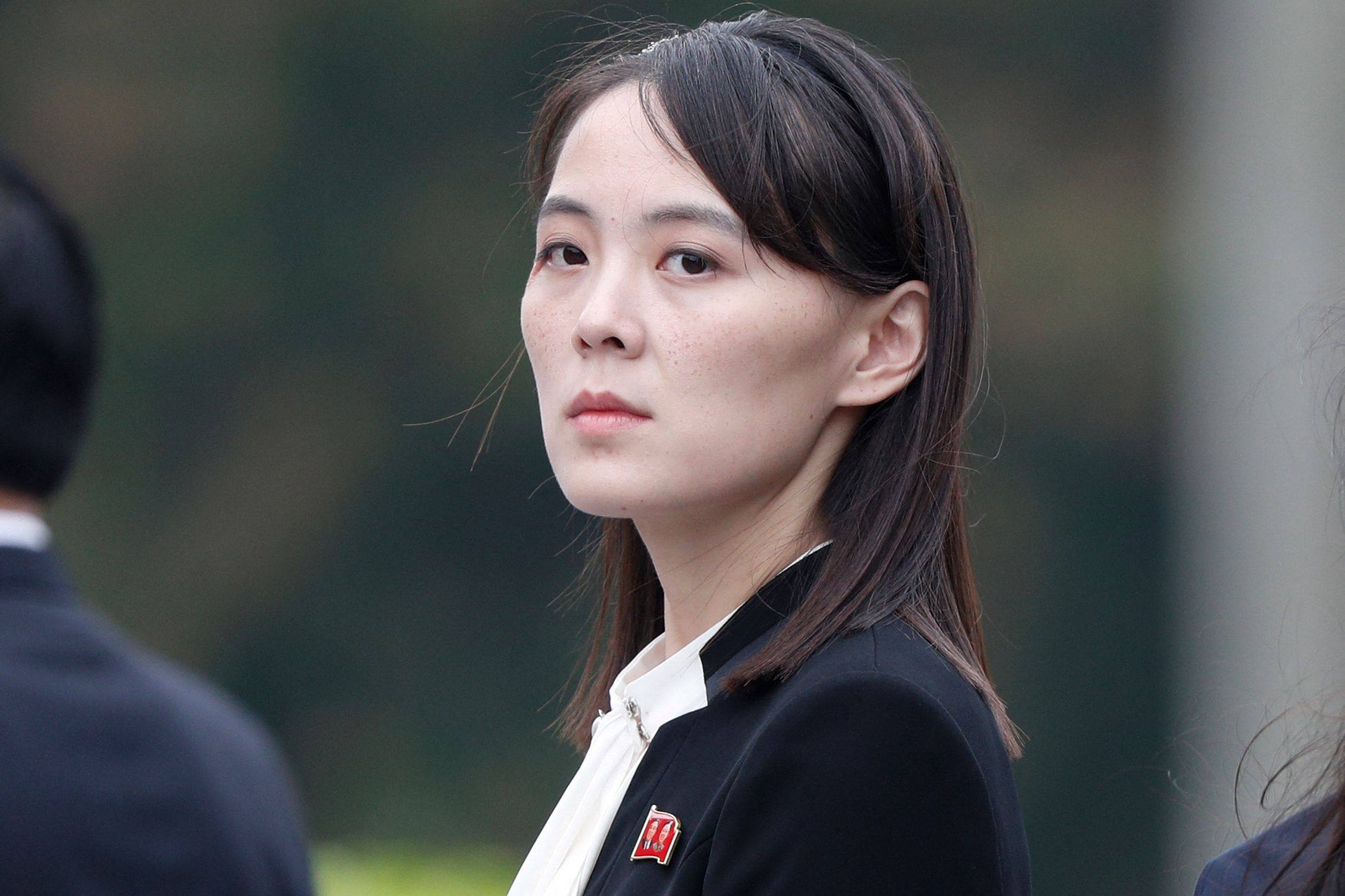 Kim Yo-jong, sister of North Korea’s leader Kim Jong-un, attends a wreath laying ceremony at Ho Chi Minh Mausoleum in Hanoi in March 2019. Photo: AFP