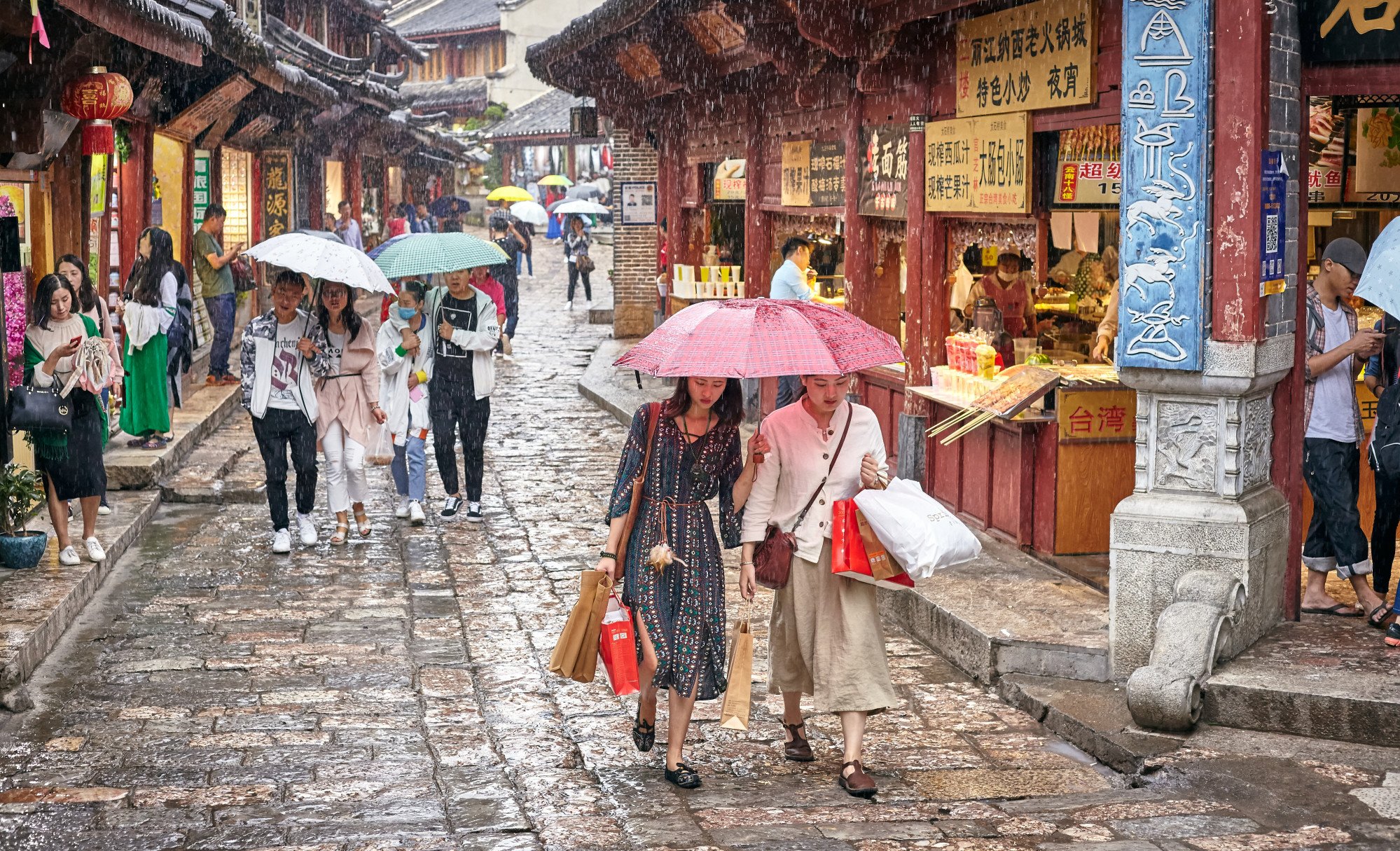 It was a rainy day in Yunnan, above, when the woman stepped into the lottery shop to take refuge. Photo: Shutterstock It was a rainy day in Yunnan, above, when the woman stepped into the lottery shop to take refuge. Photo: Shutterstock