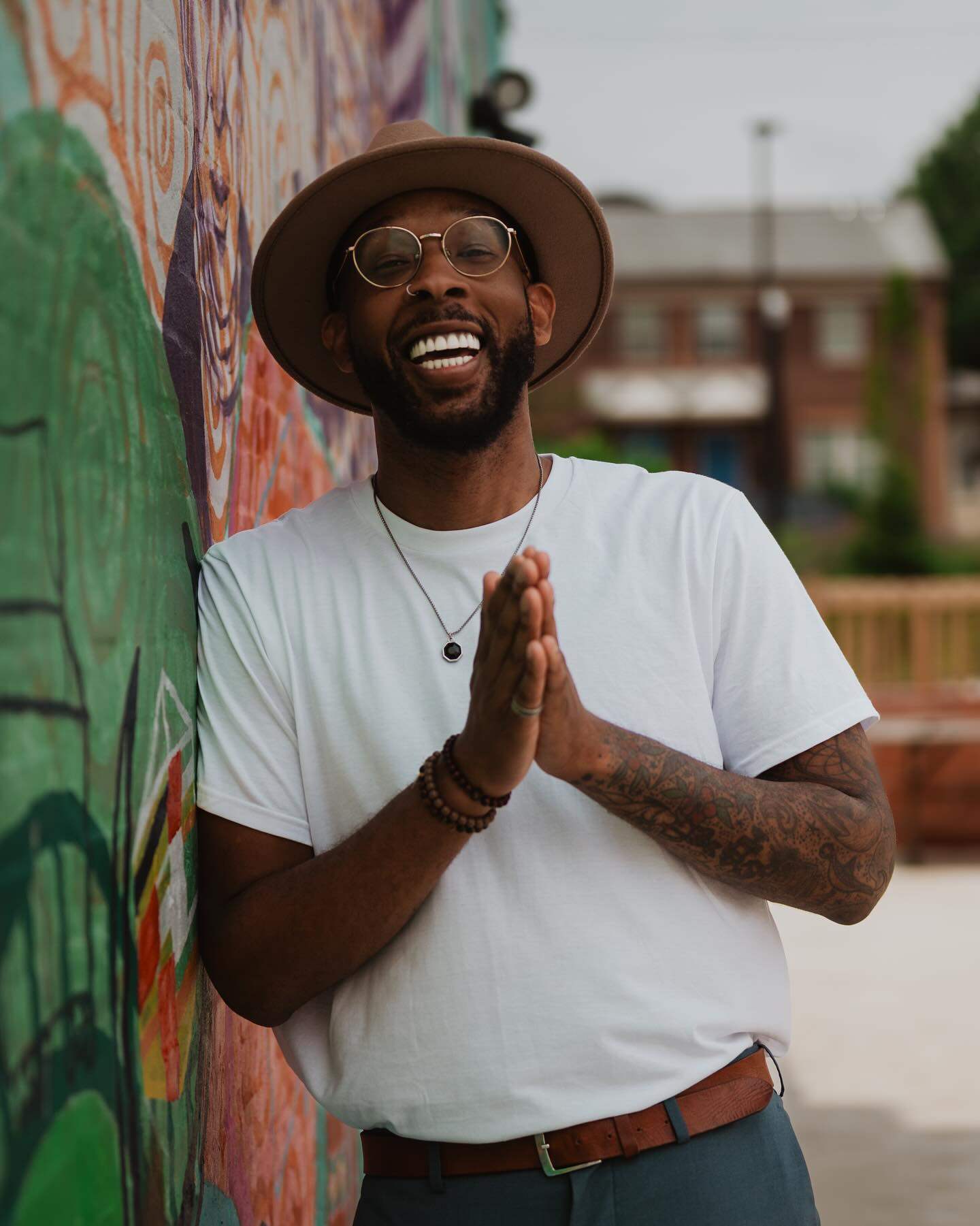 Jonathan “Quest” Brown is the founder of Heal, Homie, a streetwear brand from which profits go toward providing mental health services to those who need them. Photo: Instagram/healhomie