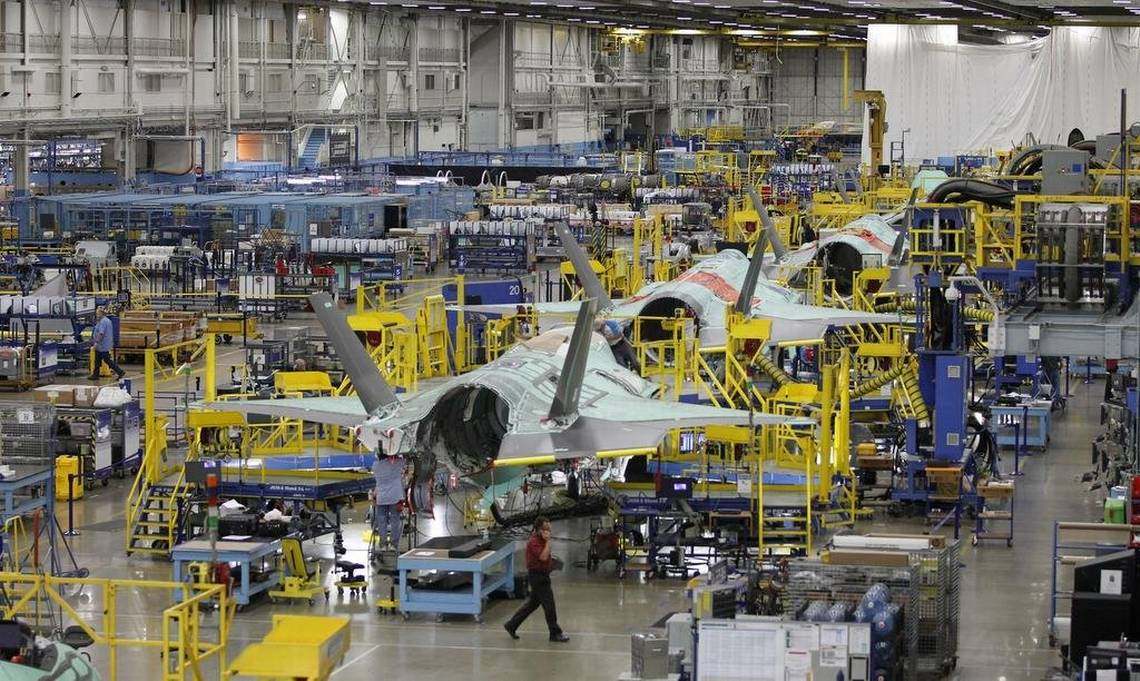 Lockheed Martin’s factory at  Fort Worth, US. Photo: Fort Worth Star-Telegram/TNS