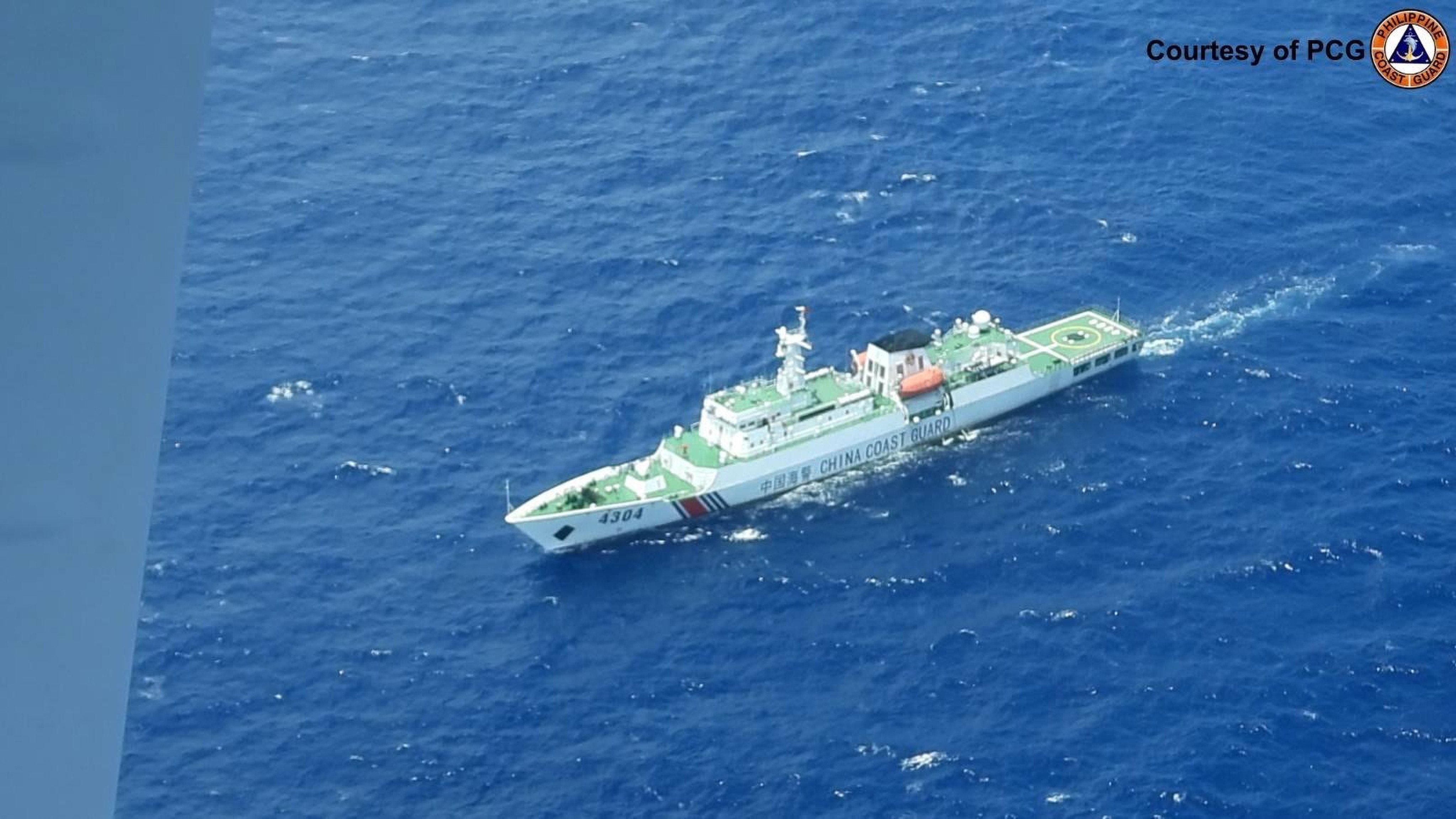 The Philippine Navy said two Chinese coastguard ships were seen in waters off Batanes on August 7. Photo: Philippine Coast Guard