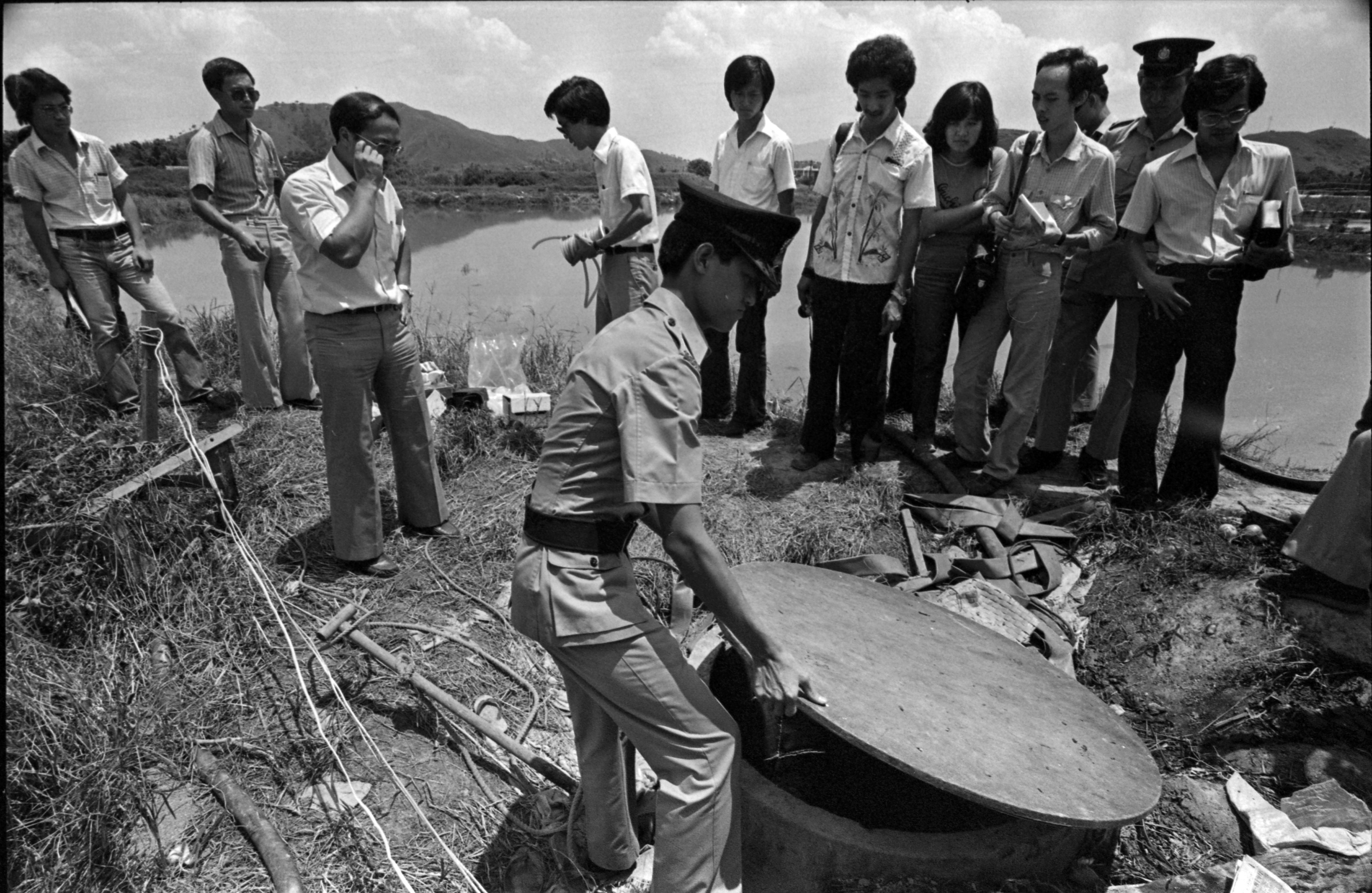 The well in Ho Sheung Heung, Sheung Shui, Hong Kong, in which four people were killed by poisonous gas in 1981. Photo: SCMP Archives