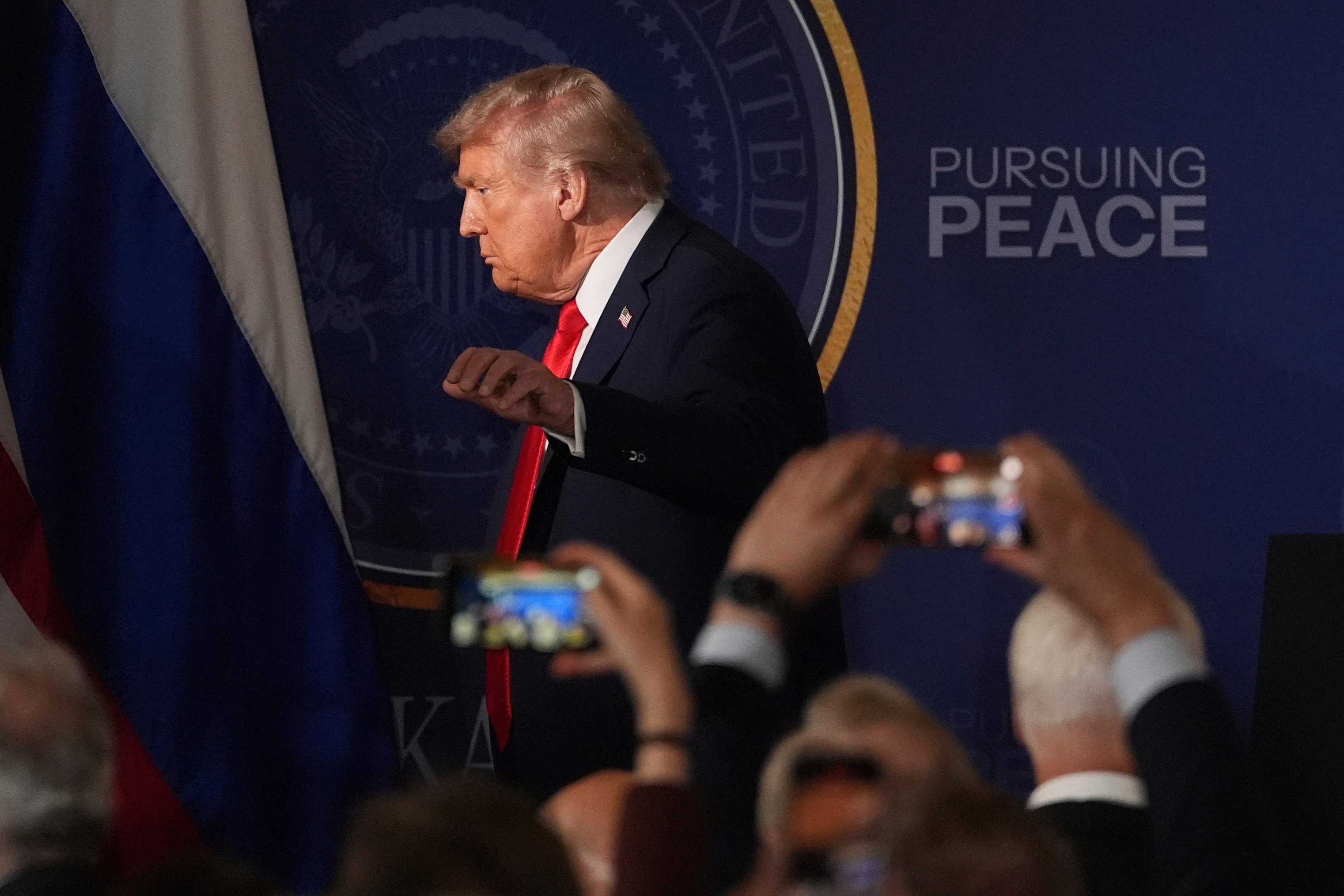 US President Donald Trump says “one big thing” stands in the way of an agreement with Russia. Photo: AP