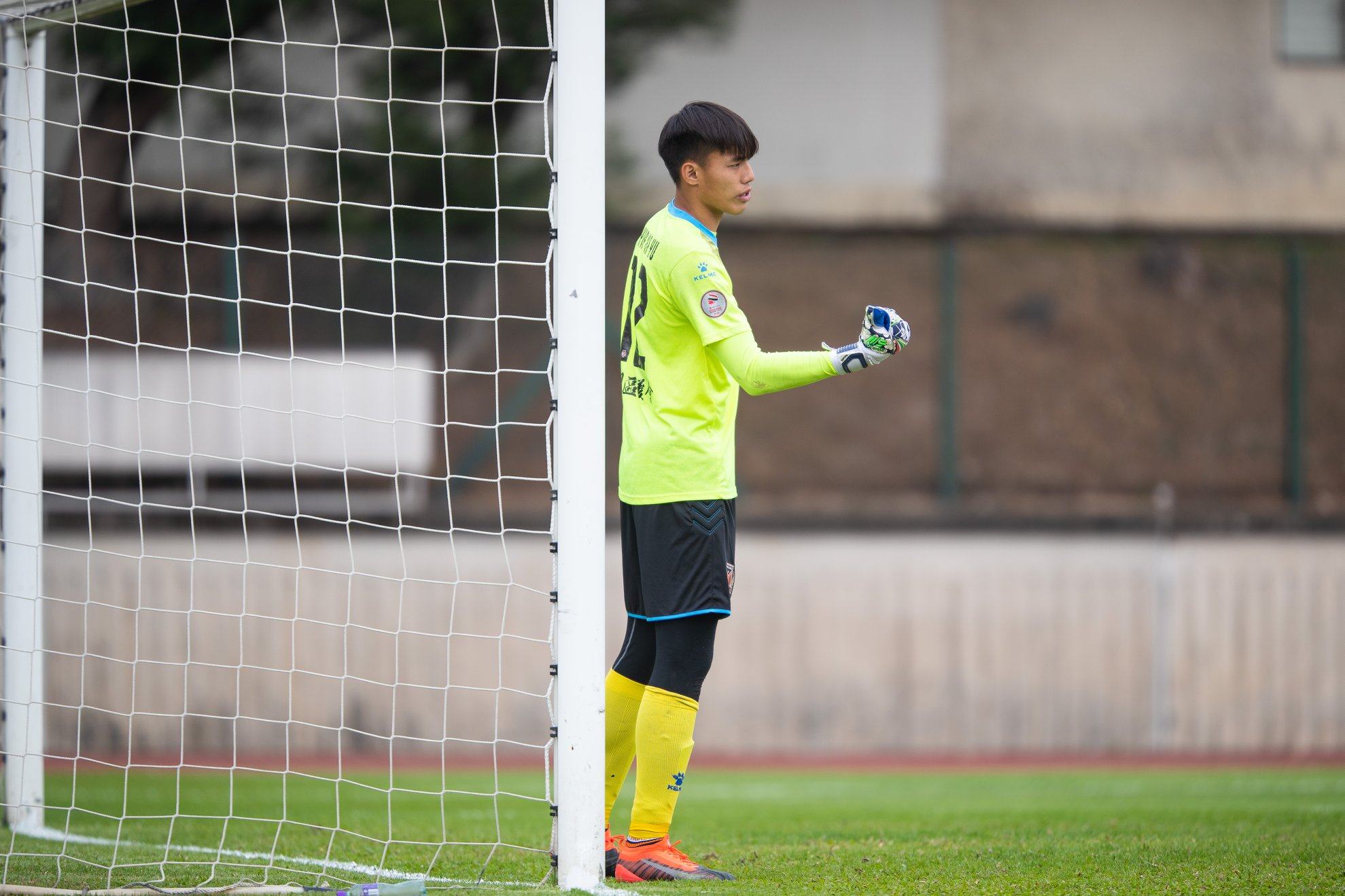 Goalkeeper Yip Ka-yu when playing for Yuen Long in 2020. Photo: Handout