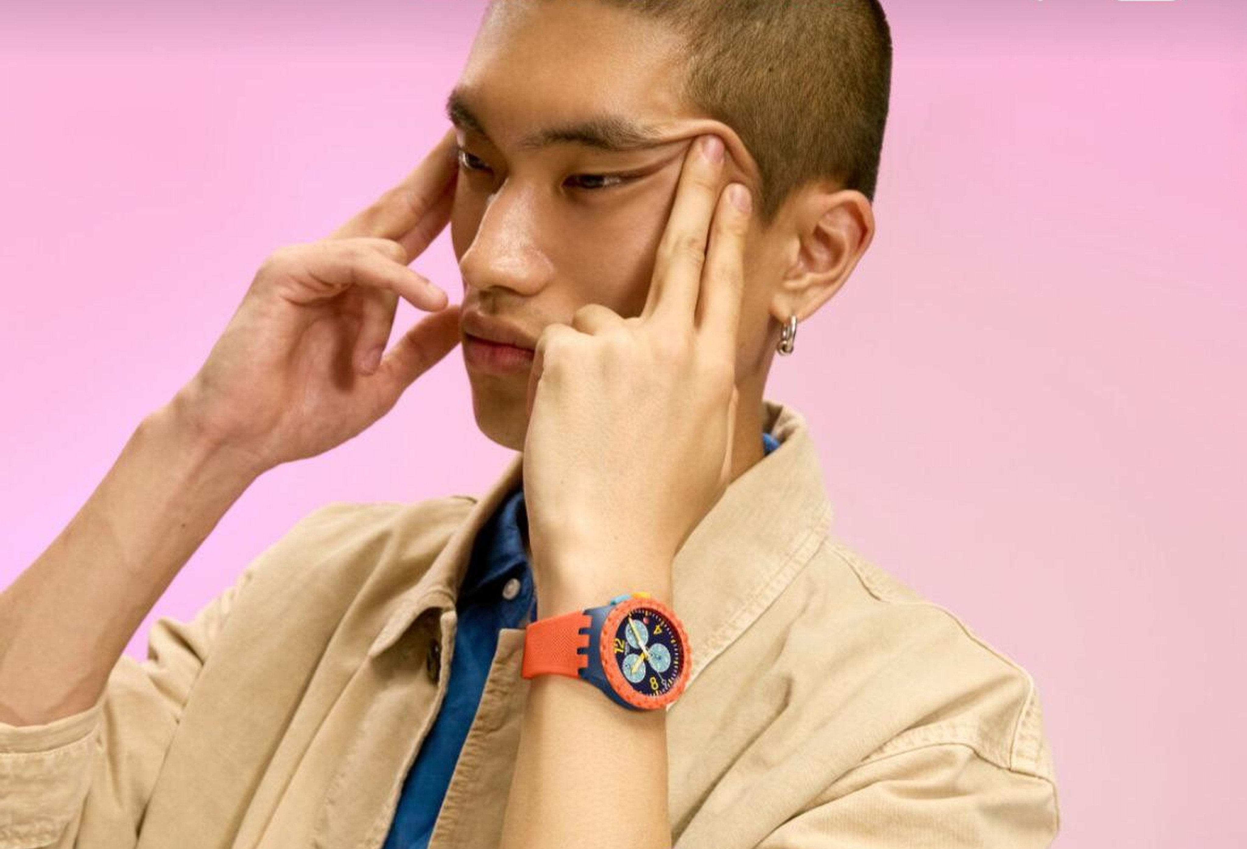 The Swatch ad that has prompted a social media storm over offensive cultural stereotypes. Photo: Handout