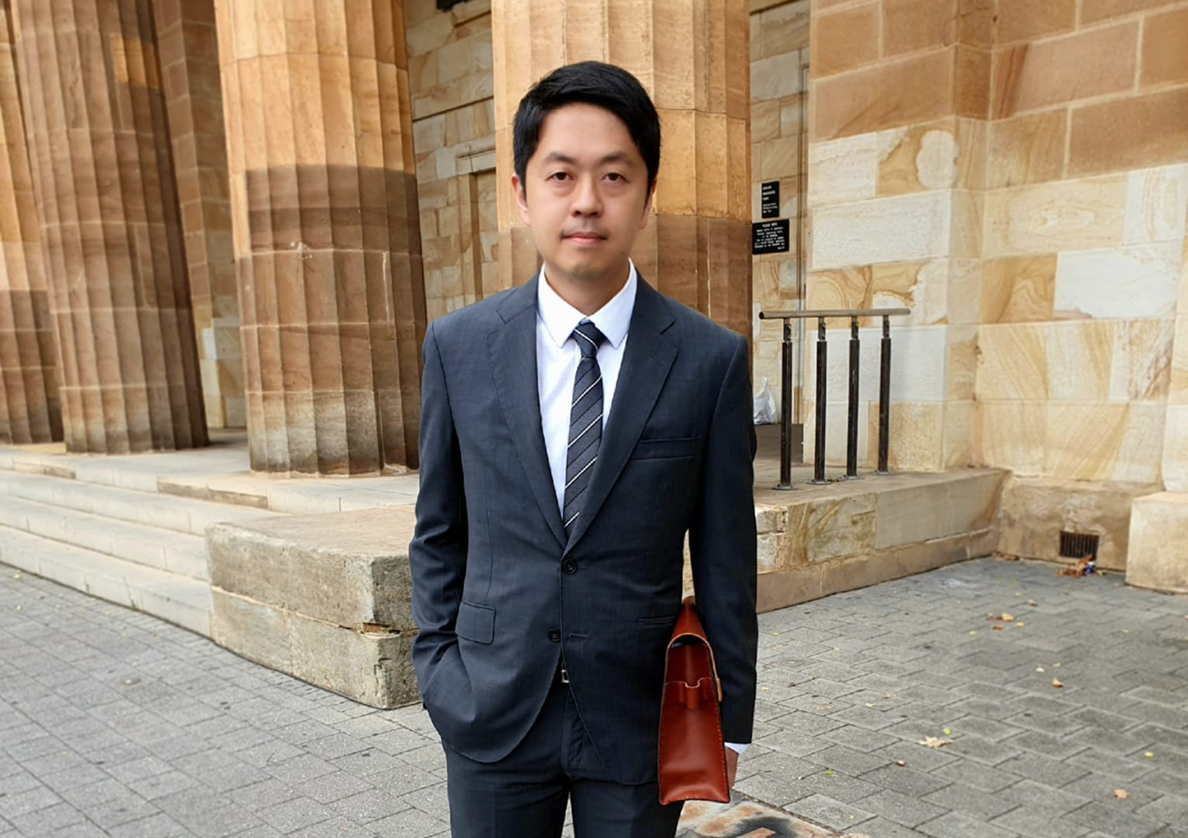 Fugitive former lawmaker Ted Hui has been granted asylum in Australia. Photo: Handout