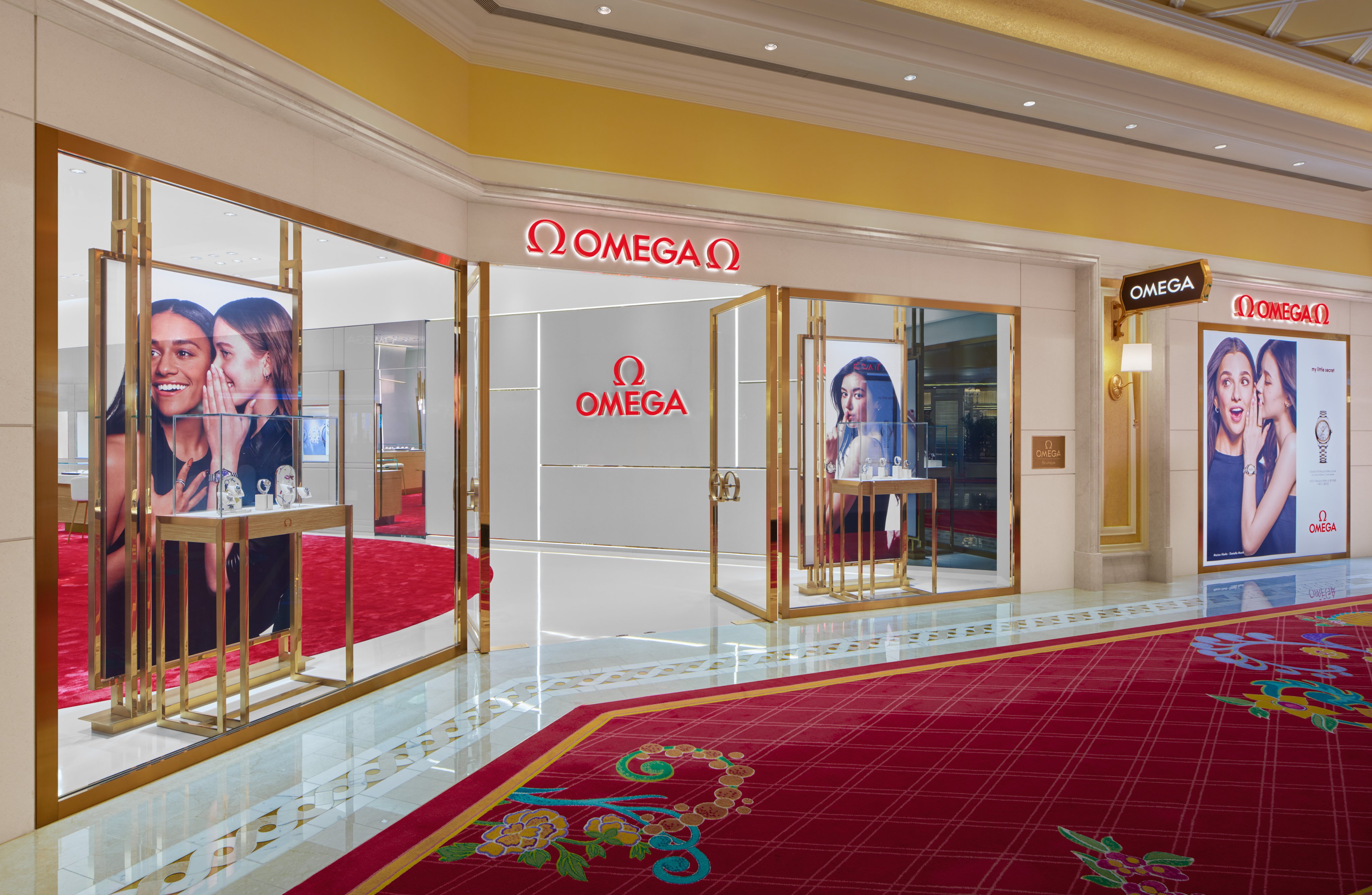 Omega has revamped its Wynn Macau boutique. Photo: Handout