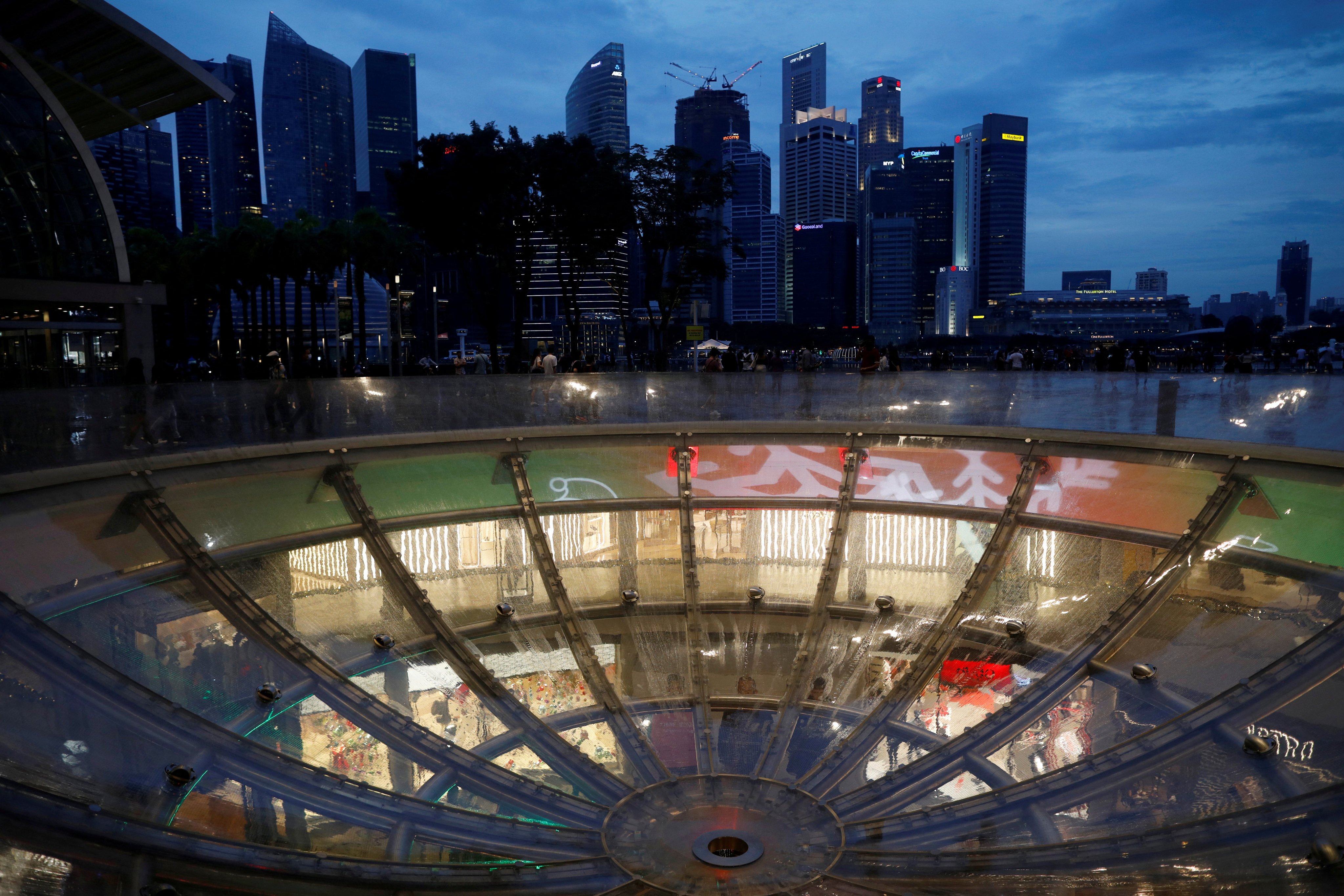 A view of the city skyline in Singapore on December 31, 2020. Photo: Reuters