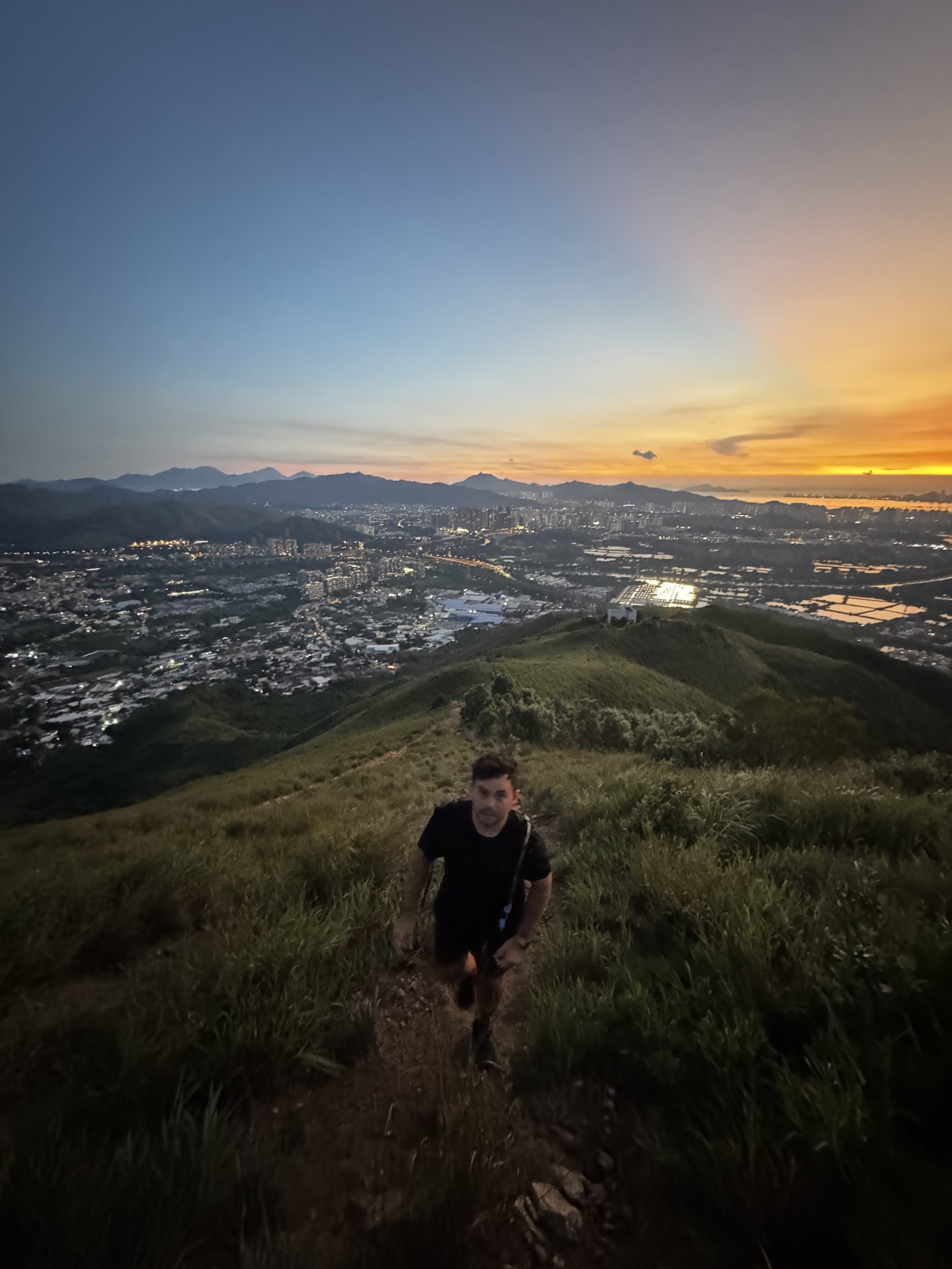 Ainsworth hikes in Kai Kung Leng, in Hong Kong's New Territories, in September 2024. Photo: Derry Ainsworth
