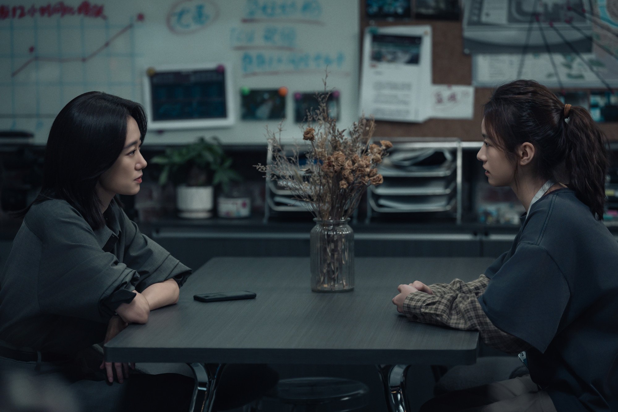Zhang Xiaofei (left) and Li Gengxi in a still from Malice