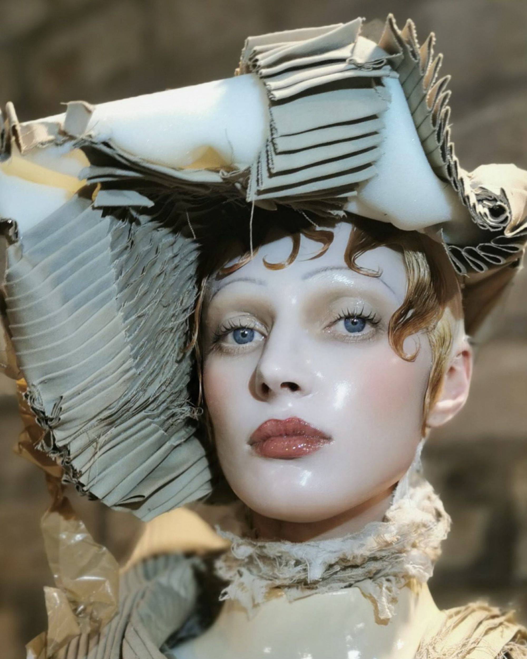 Maison Margiela Artisanal 2024 look. Photo: Pat McGrath/Facebook