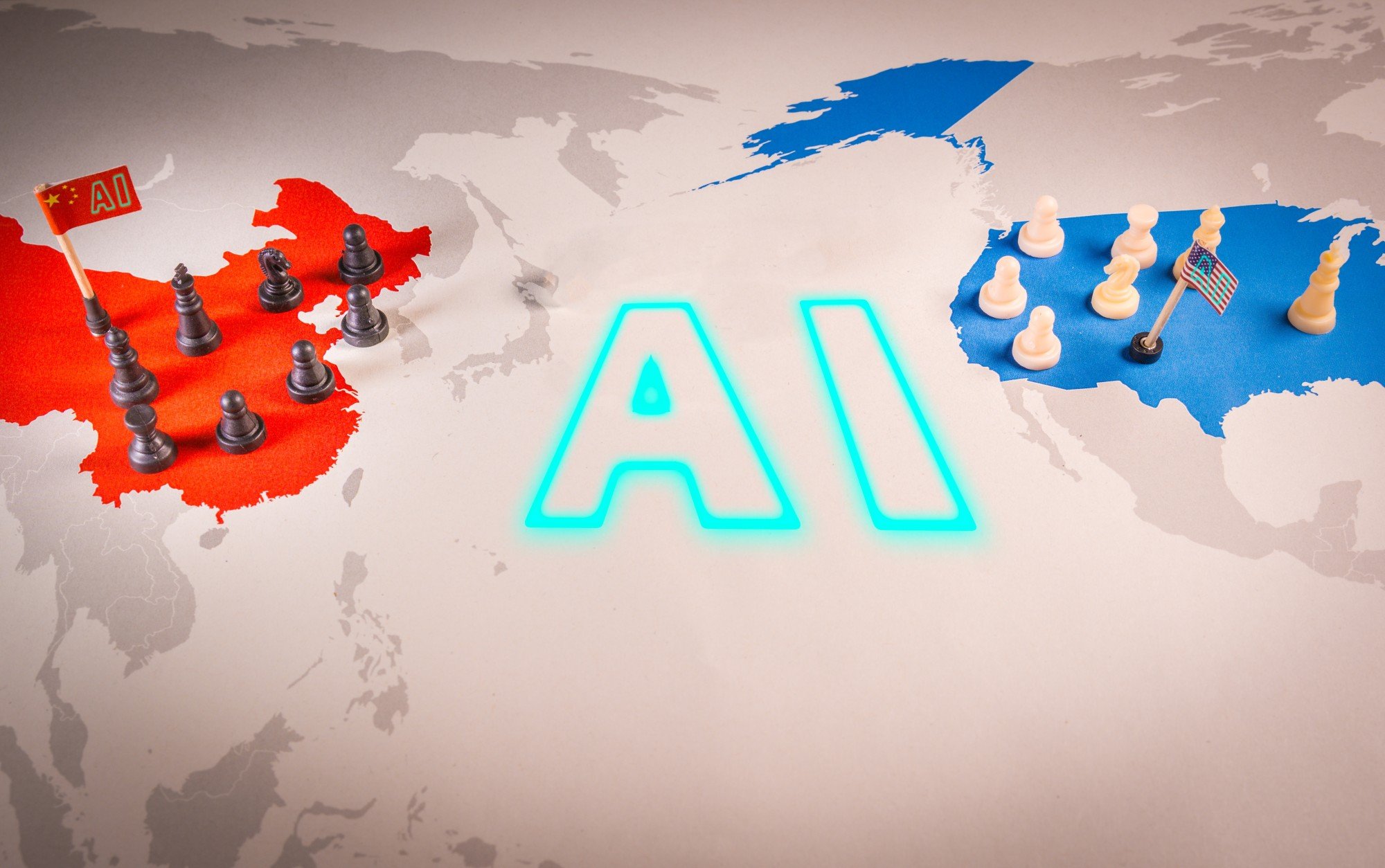 China and the US are engaged in an AI arms race that has global implications. Photo: Shutterstock