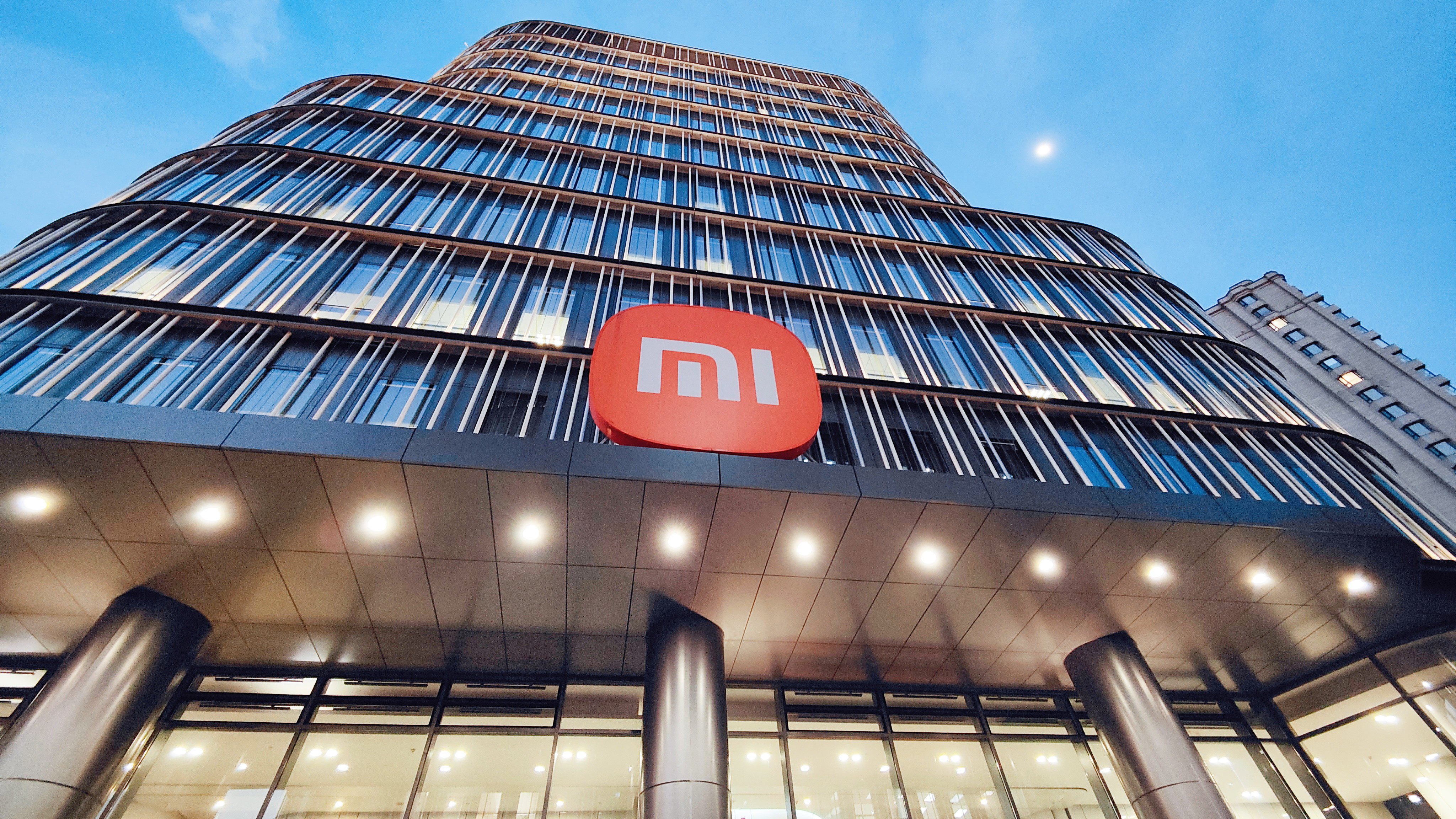 The facade of Xiaomi’s office building in Shanghai. Photo: CFOTO/Future Publishing via Getty Images