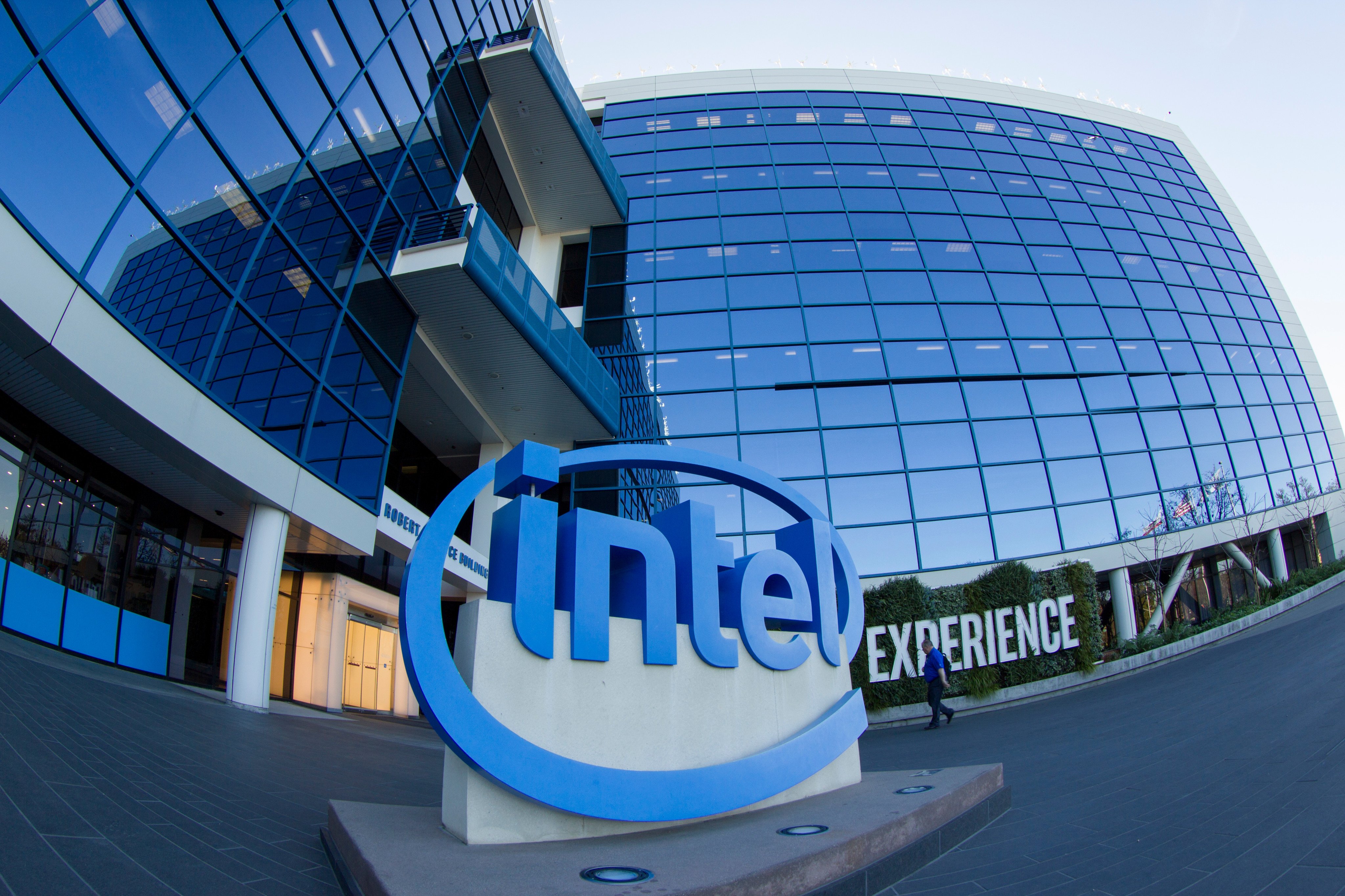 An exterior view of the Robert Noyce Building at Intel Corp’s headquarters in Santa Clara, California. Photo: Shutterstock
