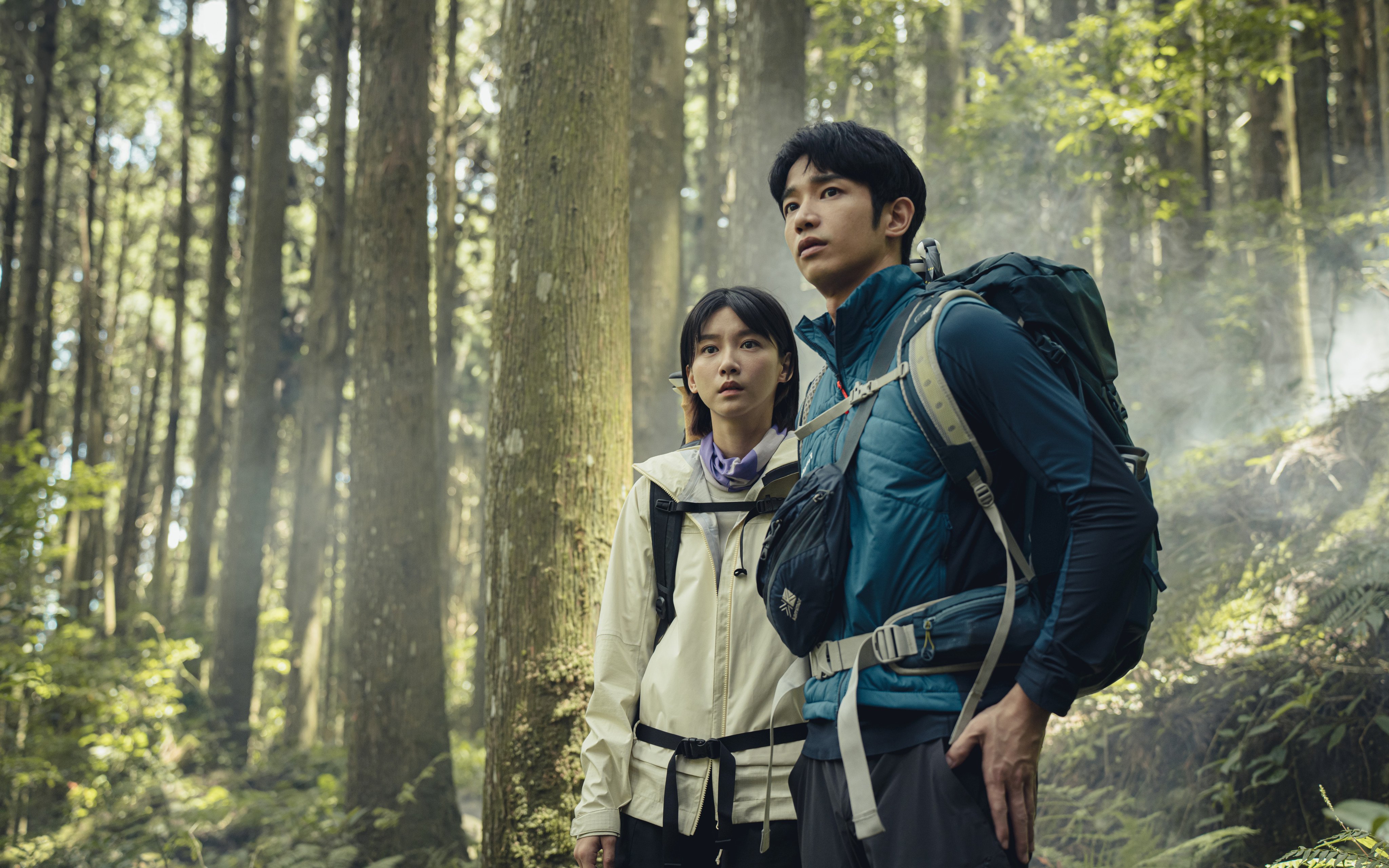 Angela Yuen (left) and Jasper Liu in a still from Haunted Mountains: The Yellow Taboo, a new Taiwanese horror film that releases in Hong Kong this week.