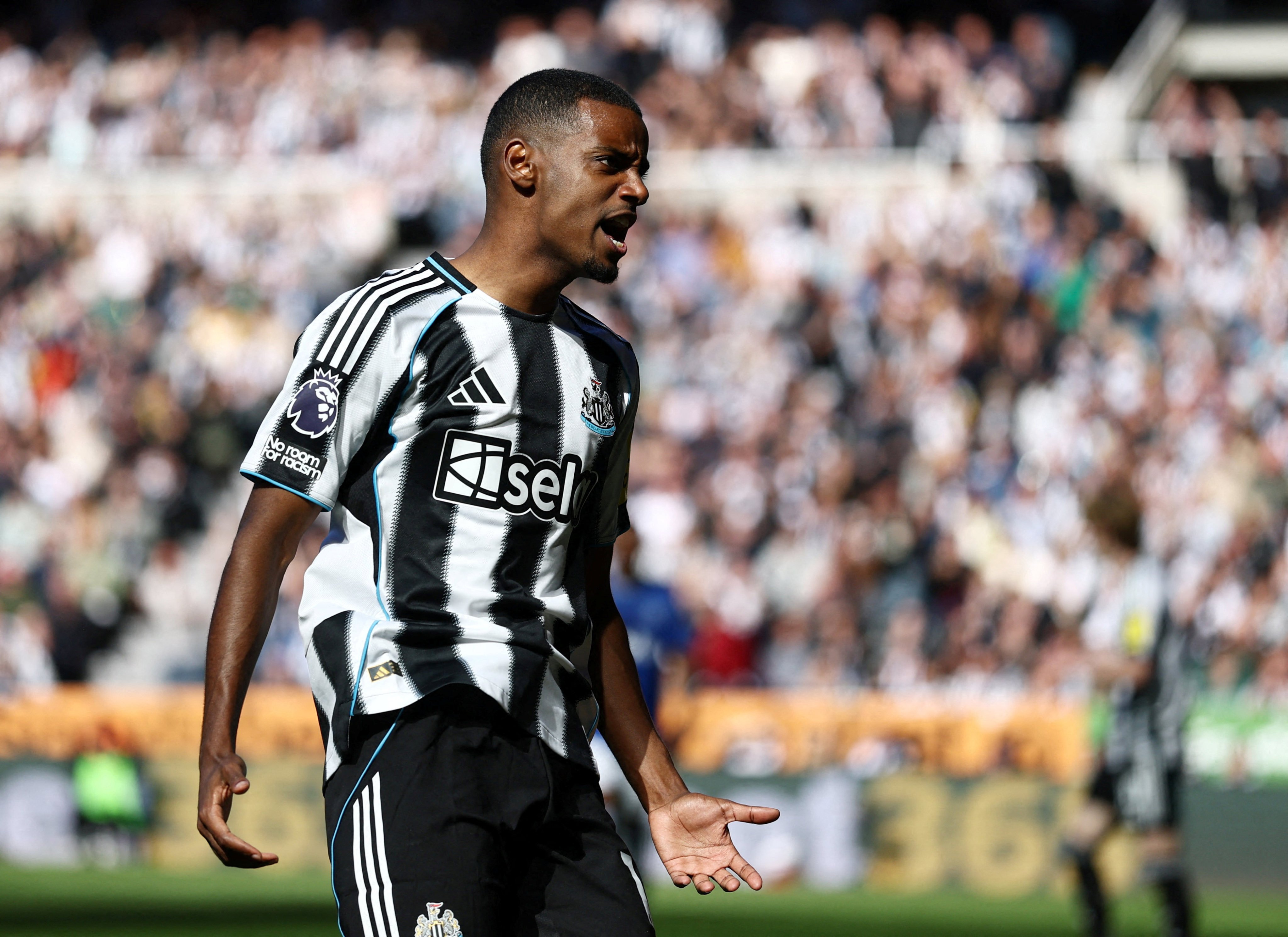 Alexander Isak has accused Newcastle United of breaking promises over his move to Liverpool. Photo: Reuters