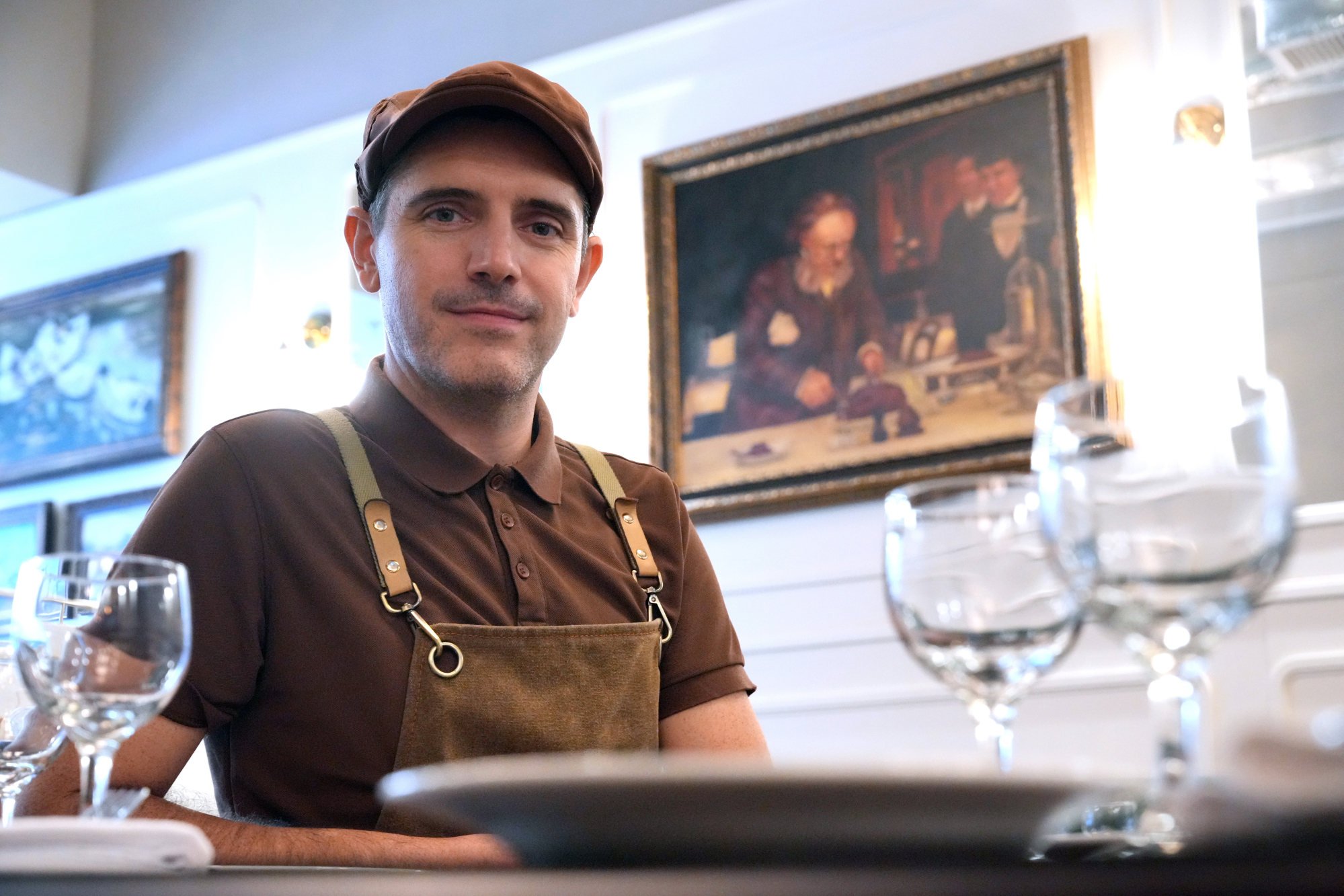 Head chef Guillaume Sejourne at Le Colvert. Photo: May Tse