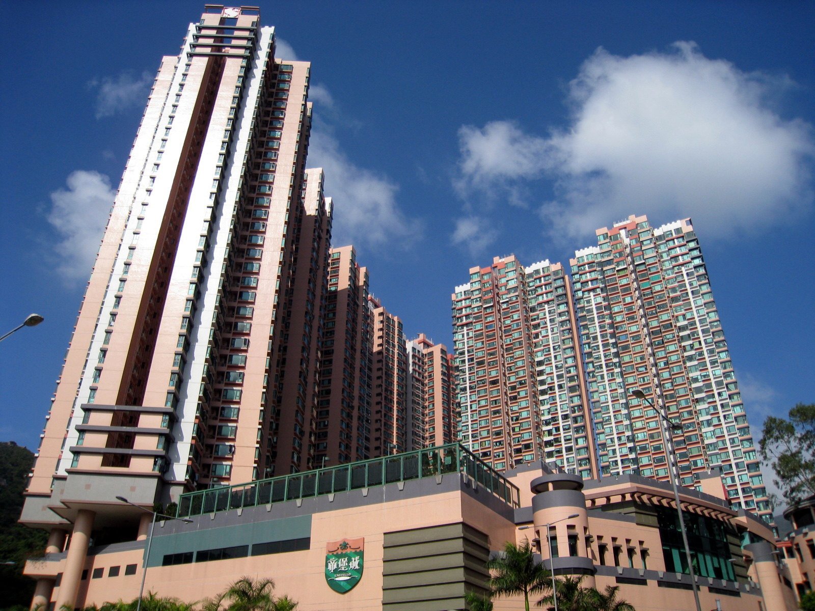 The patient lives at Castello, a private estate in Sha Tin. Photo: Handout
