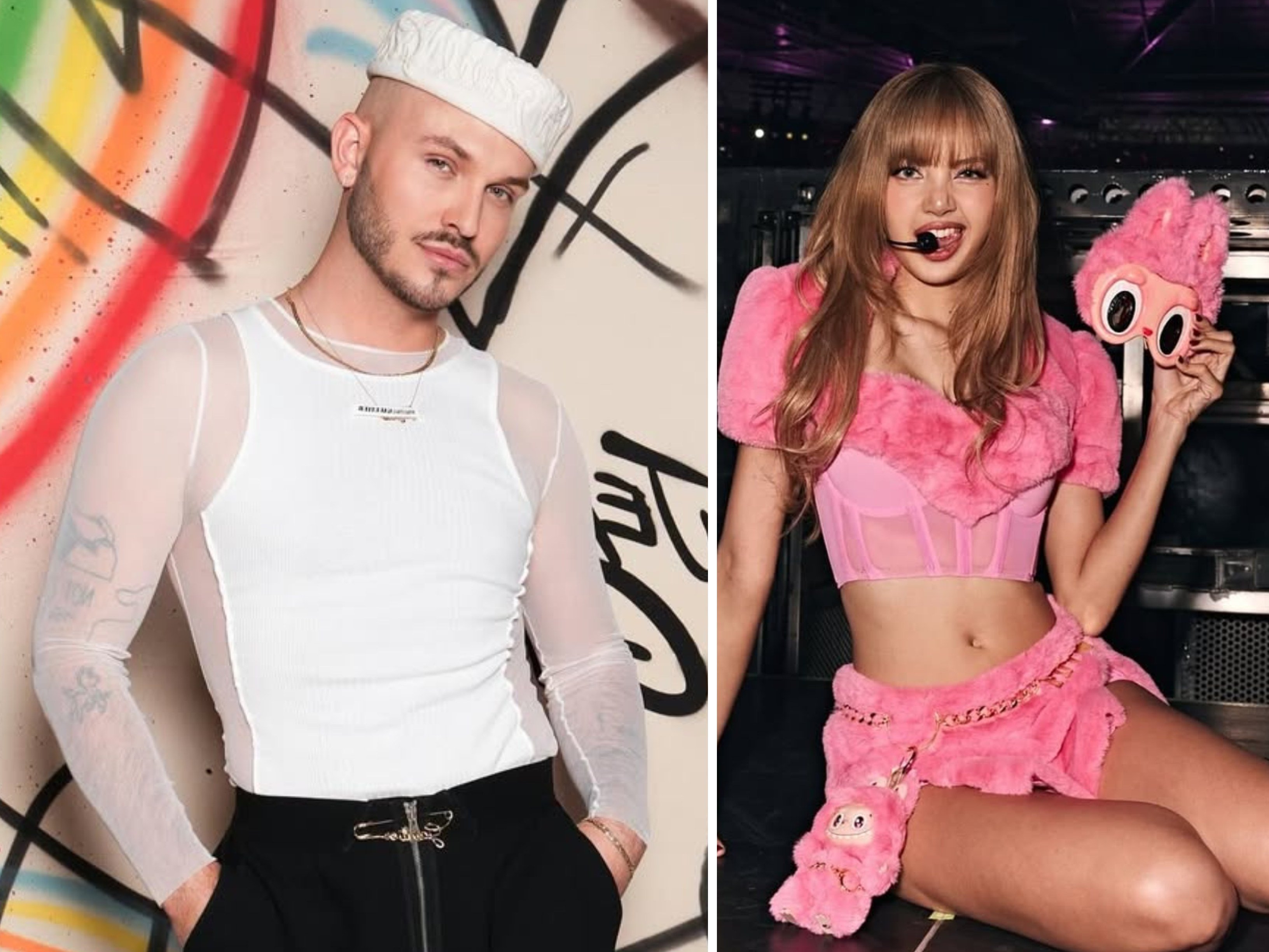 Marko Monroe made headlines after designing an adorable custom Labubu for Blackpink’s Lisa. Photos: @marko_monroe, @lalalalisa_m/Instagram