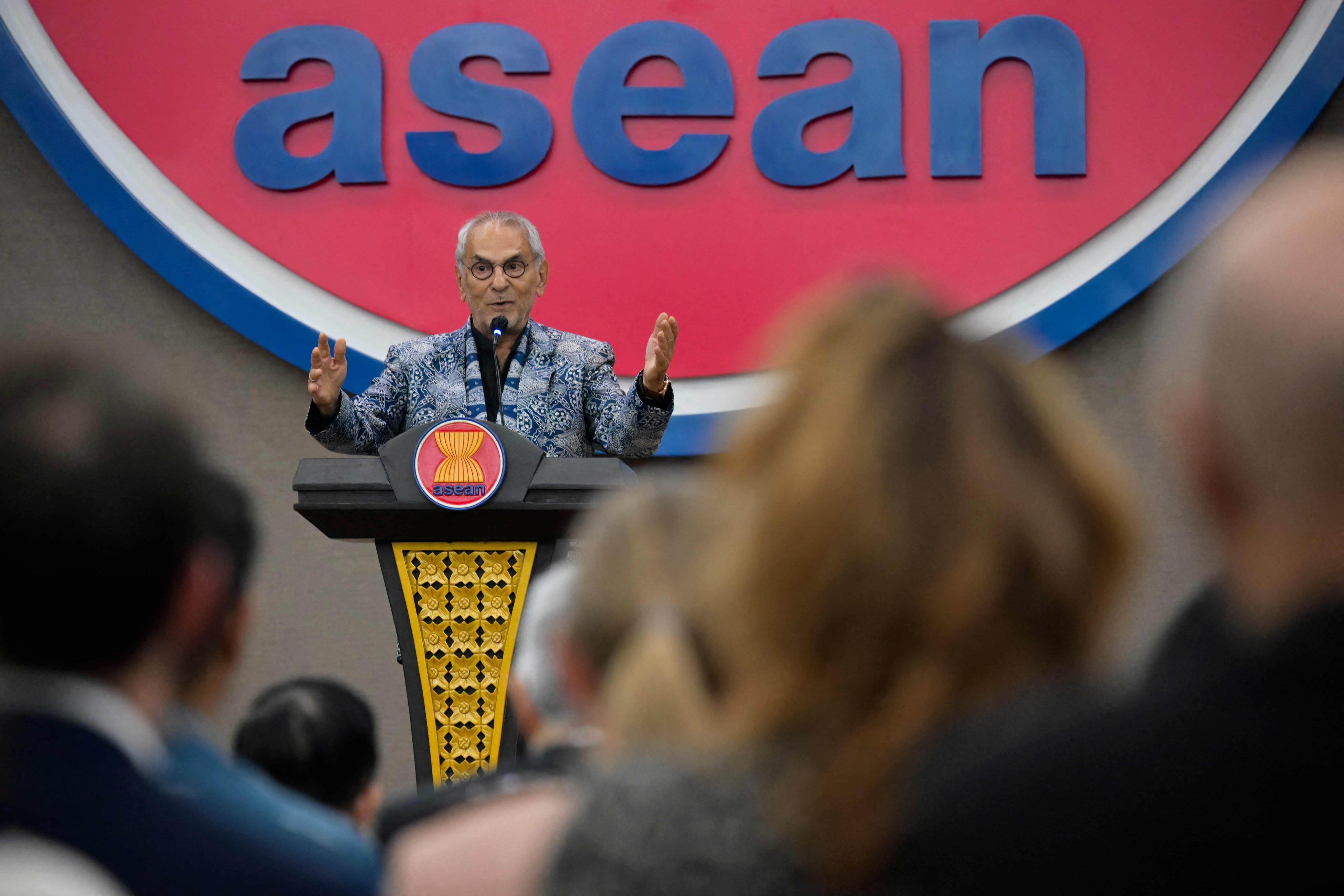 East Timor’s President Jose Ramos-Horta delivers a speech at the Association of Southeast Asian Nations Secretariat in Jakarta on August 1. Photo: AFP