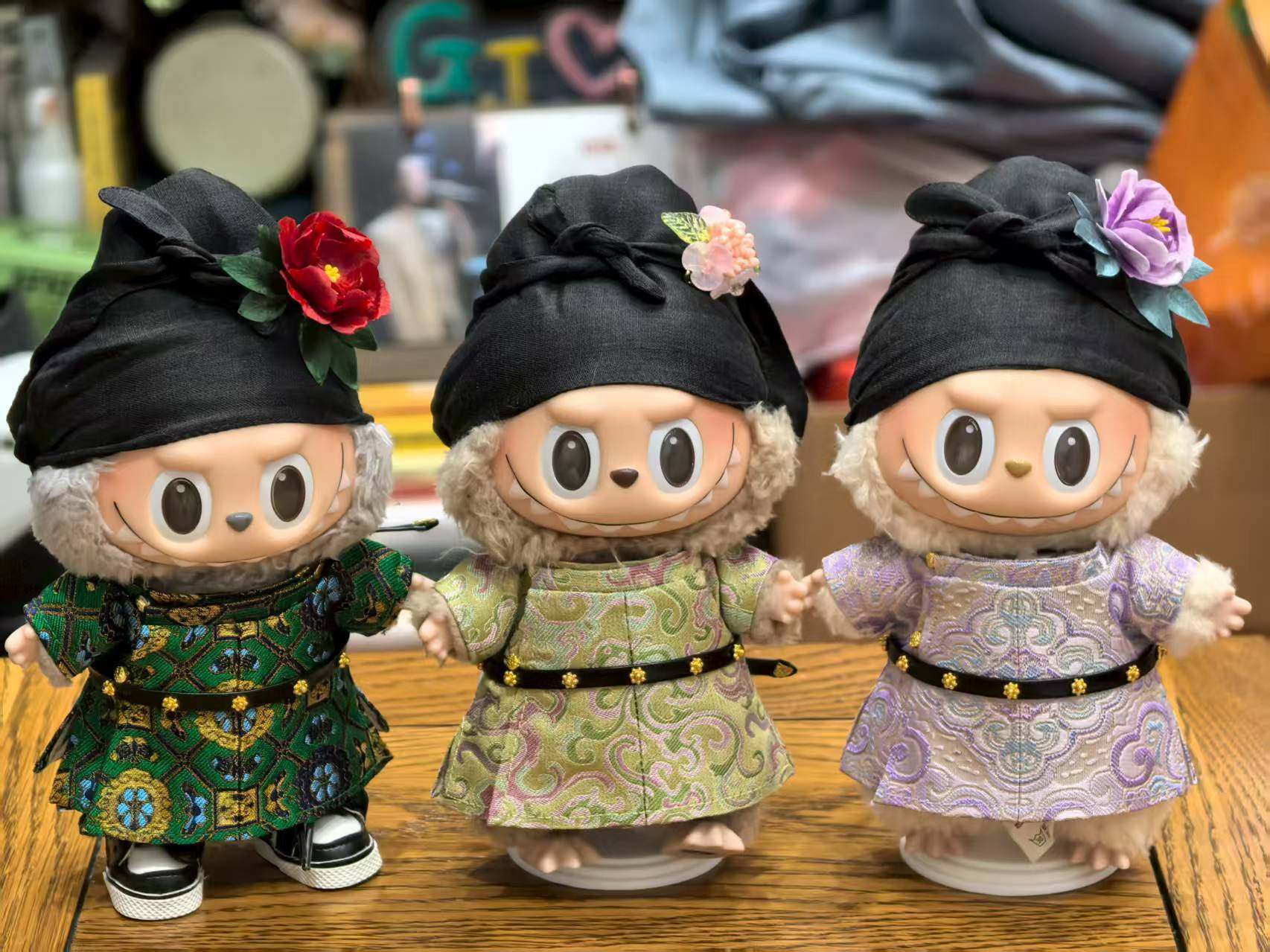 Labubu wearing Hanfu doll clothes. Photo: Handout