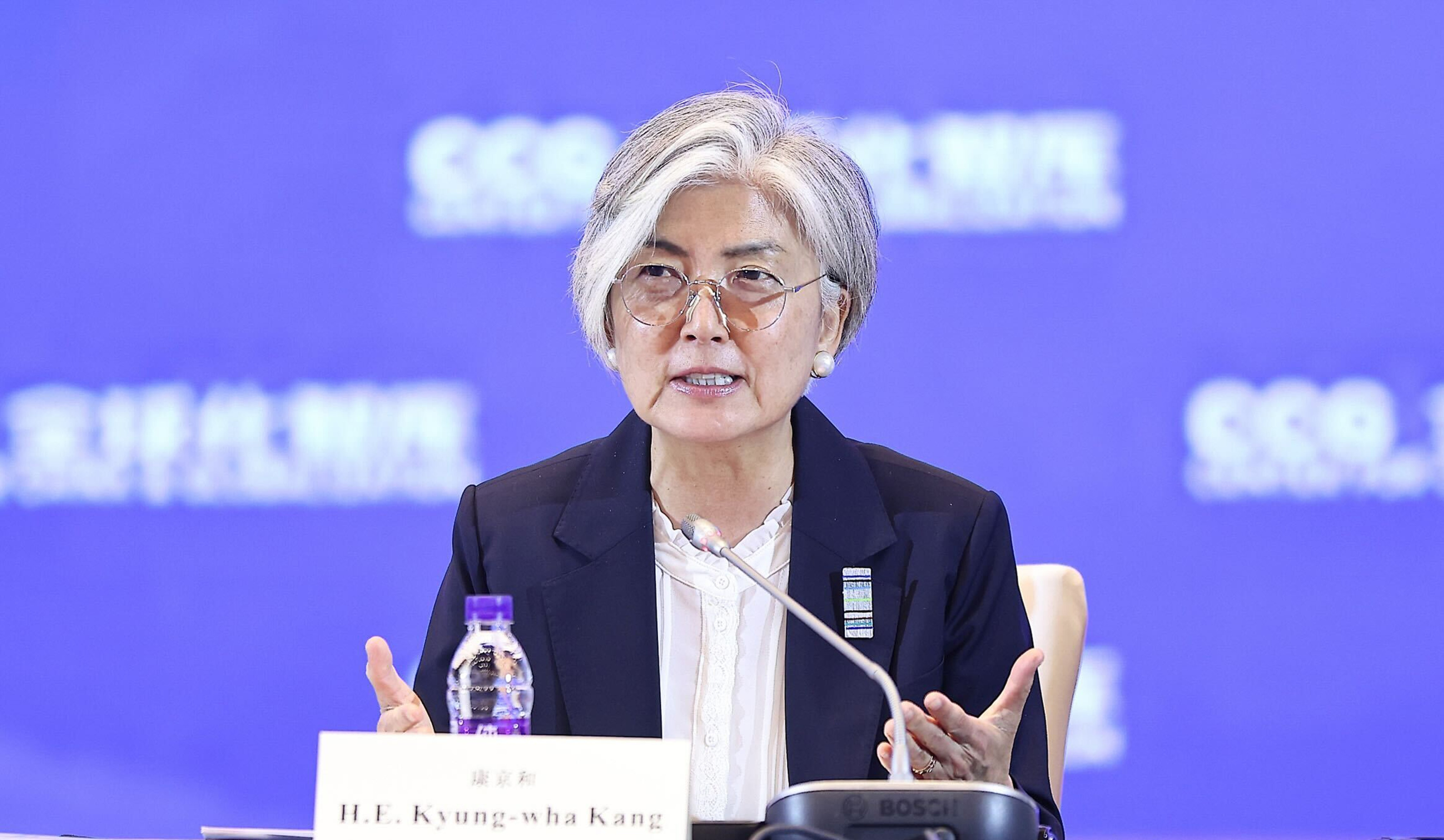 Kyung-wha Kang, who served as South Korea’s foreign minister from 2017 to 2021, is seen at a forum in Beijing on May 22. Photo: handout