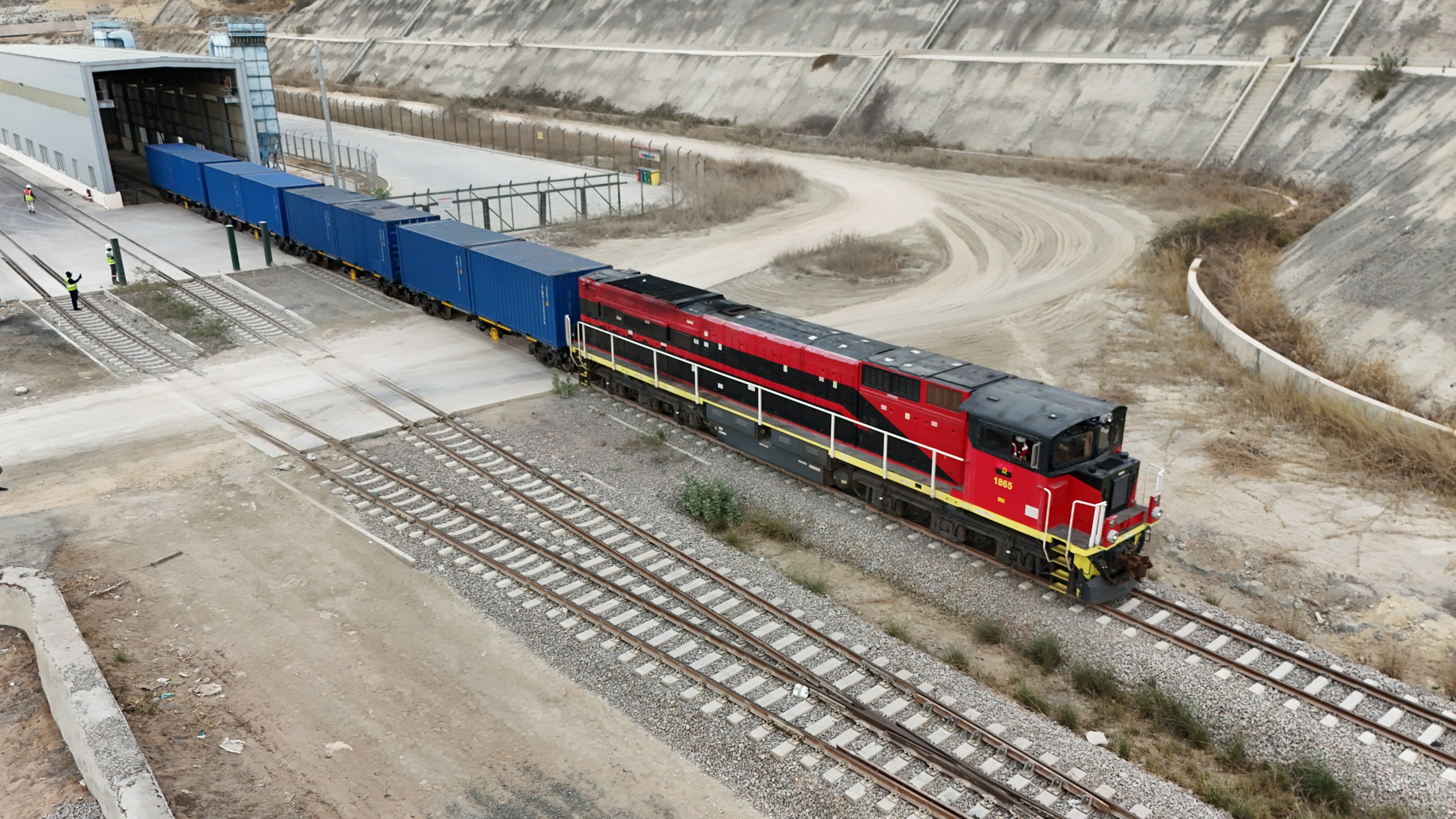 Lobito Atlantic Railway has strong commercial ties to China and serves as an important logistics provider for Chinese-owned mining interests, according to the company’s CEO. Photo: Lobito Atlantic Railway