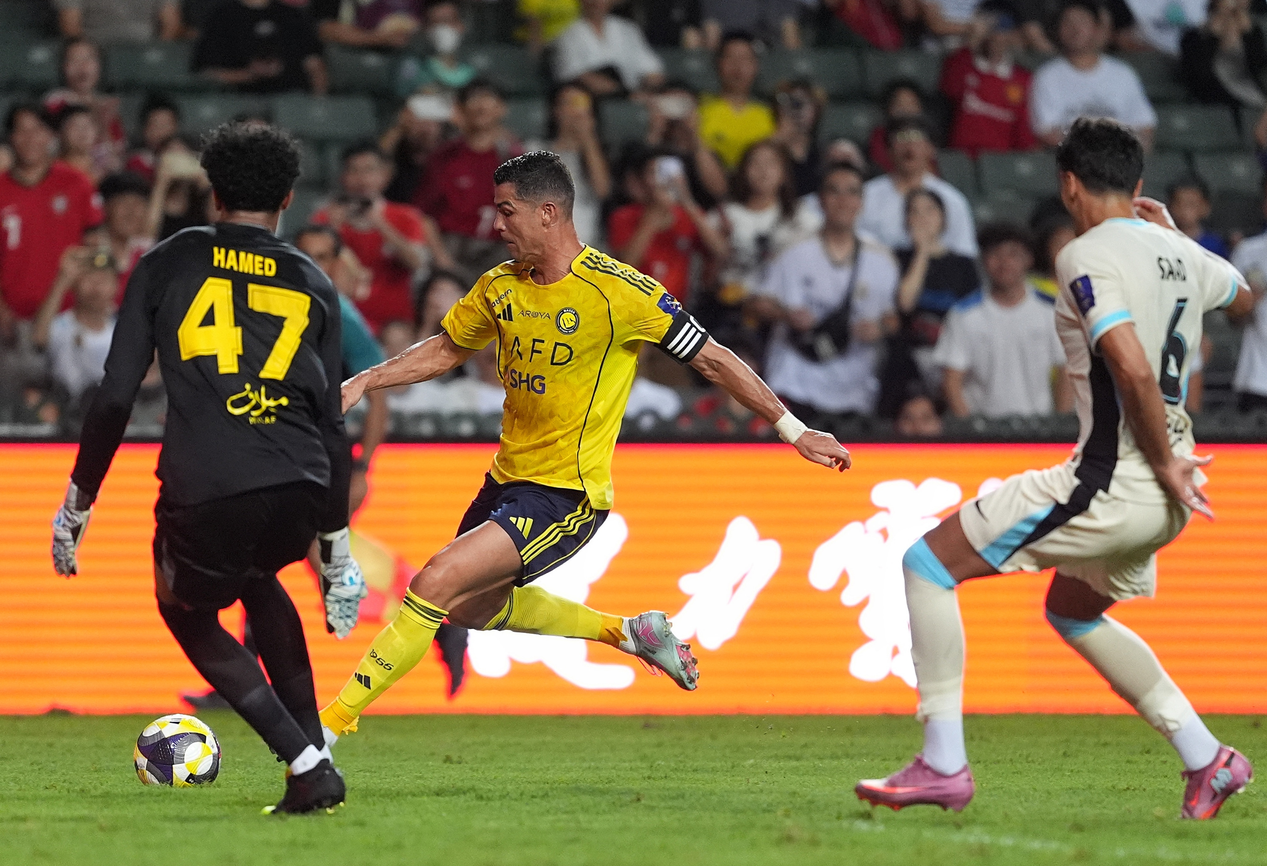 Fans of Cristiano Ronaldo are uniting behind Al-Nassr’s bid for silverware in Hong Kong. Photo: Elson Li