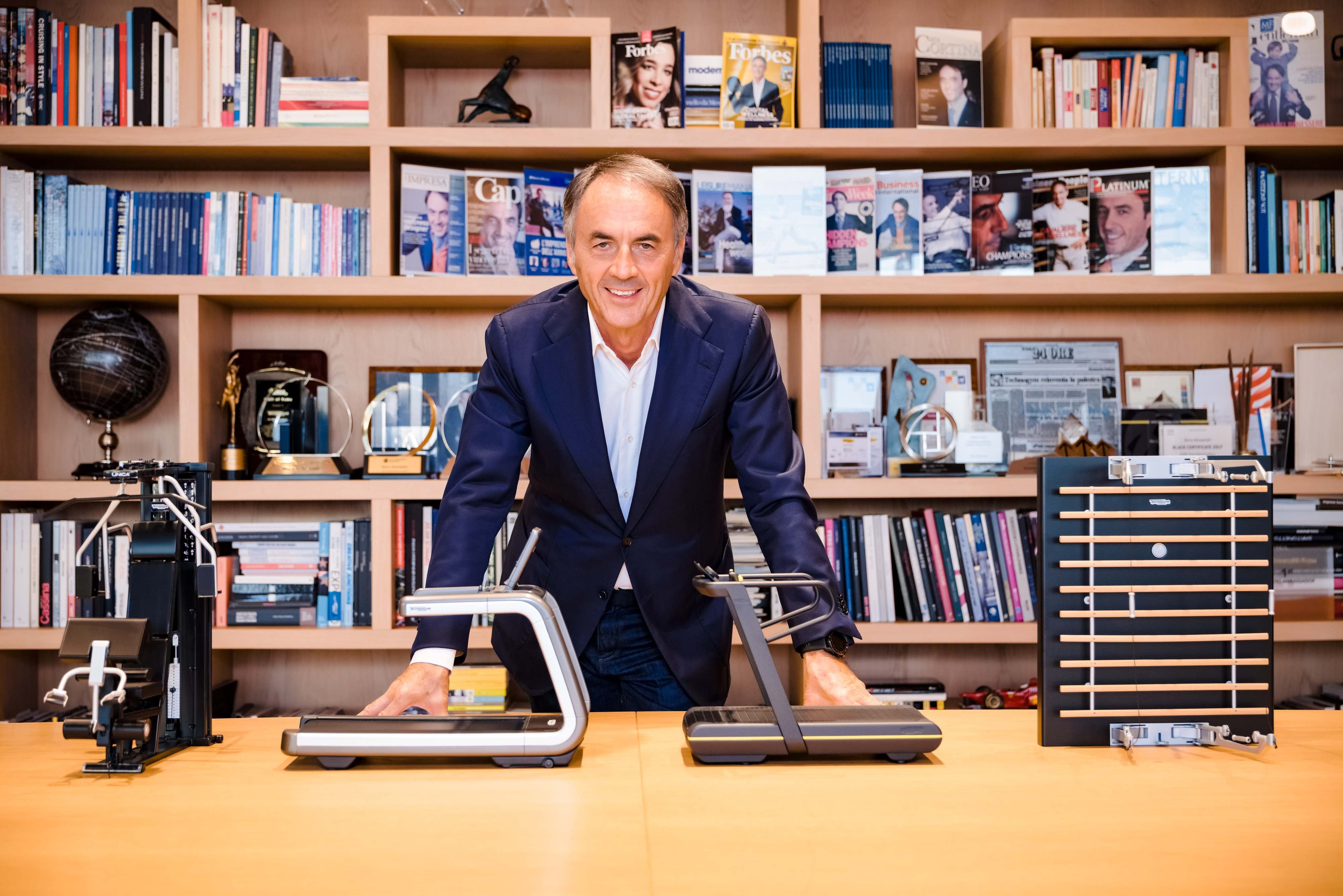 Italian Nerio Alessandri, who founded Technogym in 1983 when he was just 22. Photo: courtesy Technogym