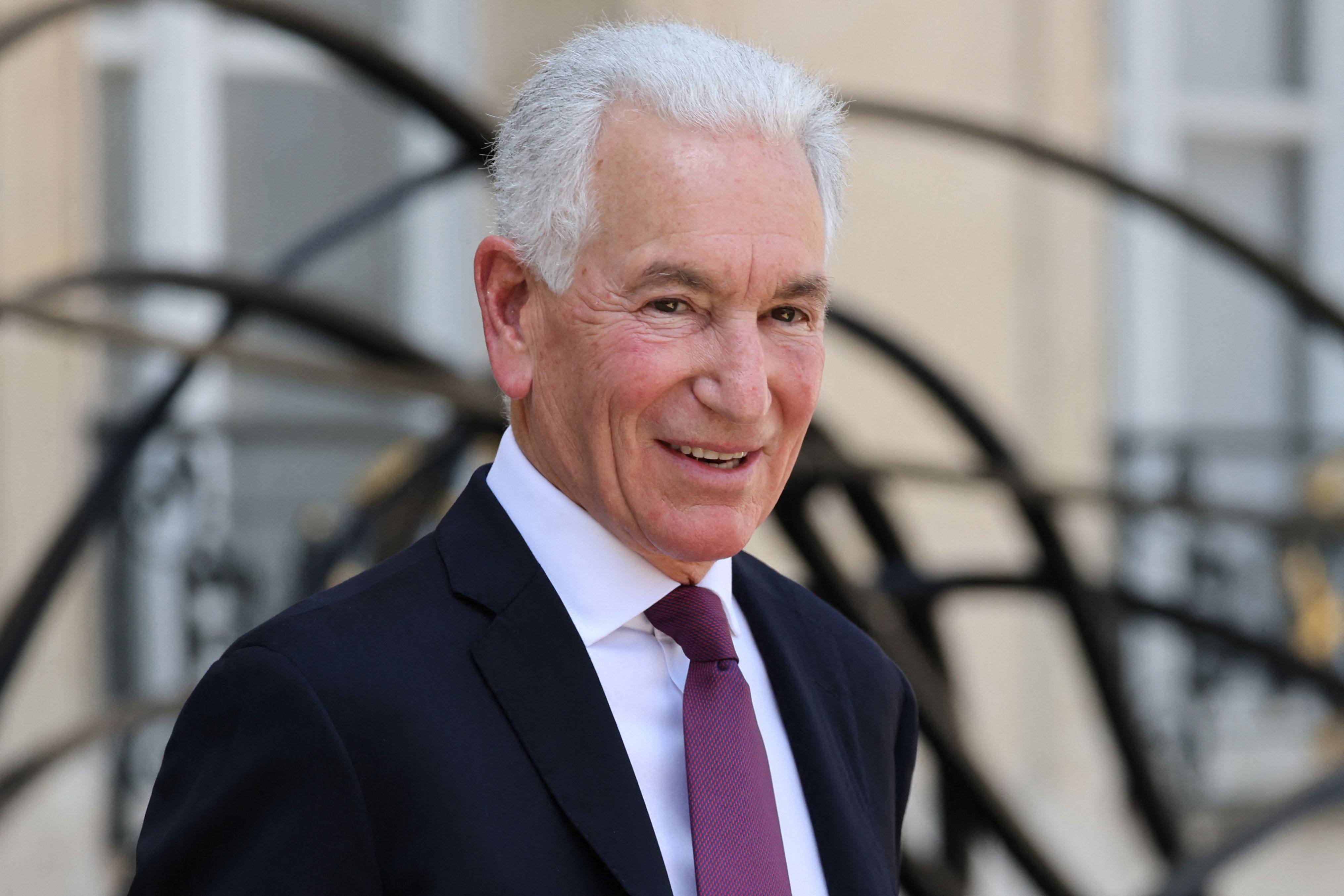 Charles Kushner, the new US ambassador to France and Monaco, outside the Elysee Presidential Palace in Paris on July 18. Photo: AFP