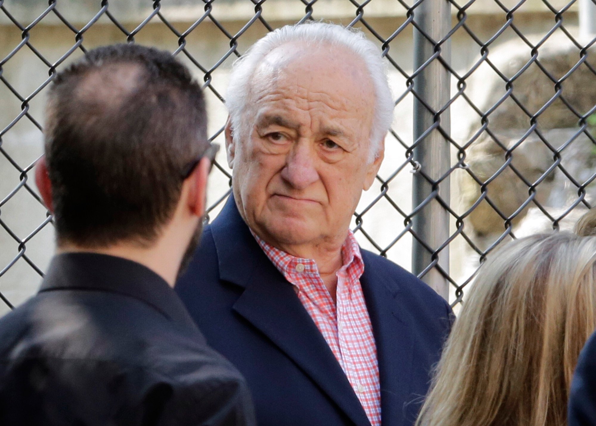 Actor Jerry Adler at the funeral of The Sopranos co-star James Gandolfini in New York in 2013. Adler died on Sunday at the age of 96. Photo: AP