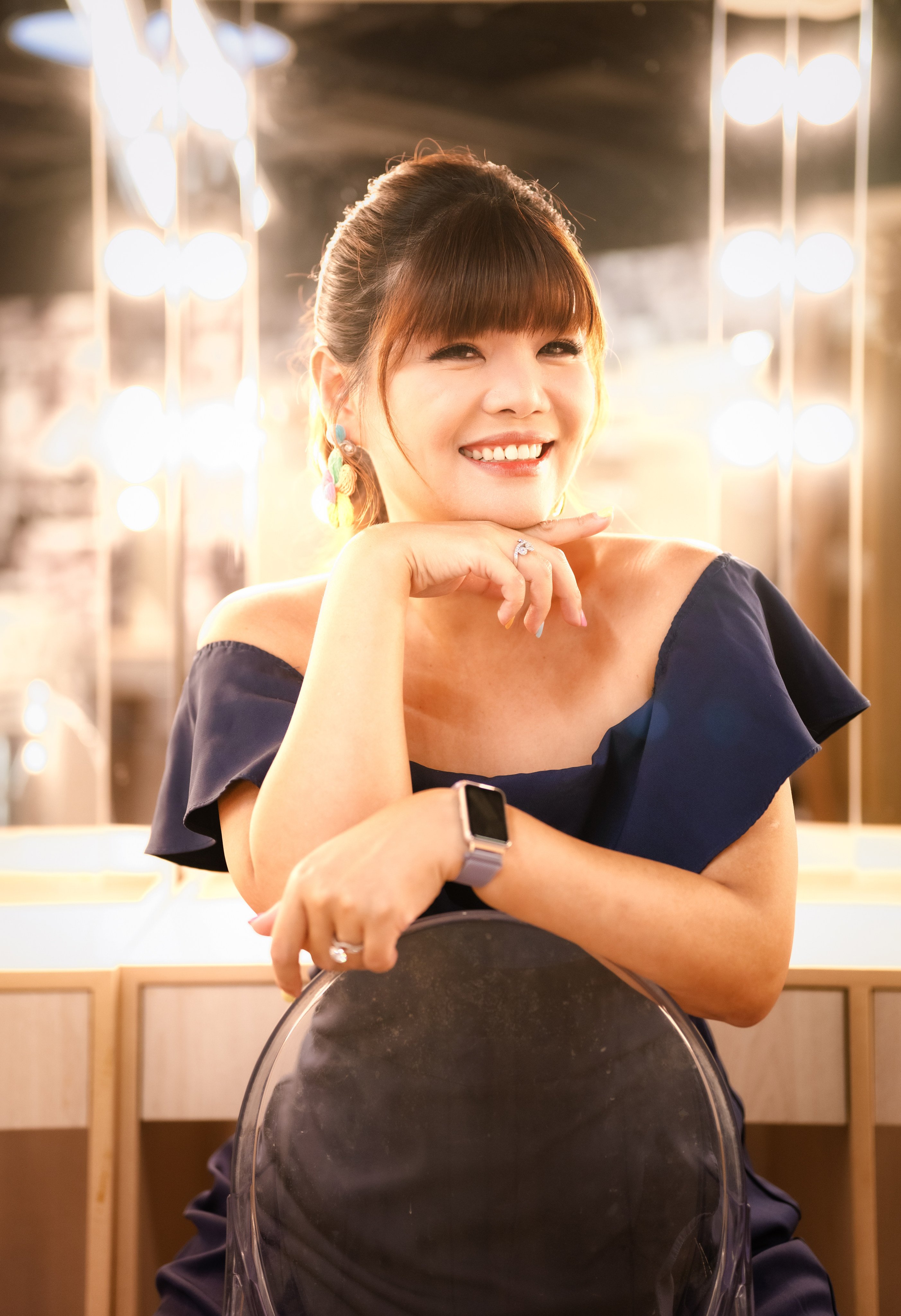 Radio DJ and presenter Alyson Hau Ka-ming. Photo: Eugene Chan