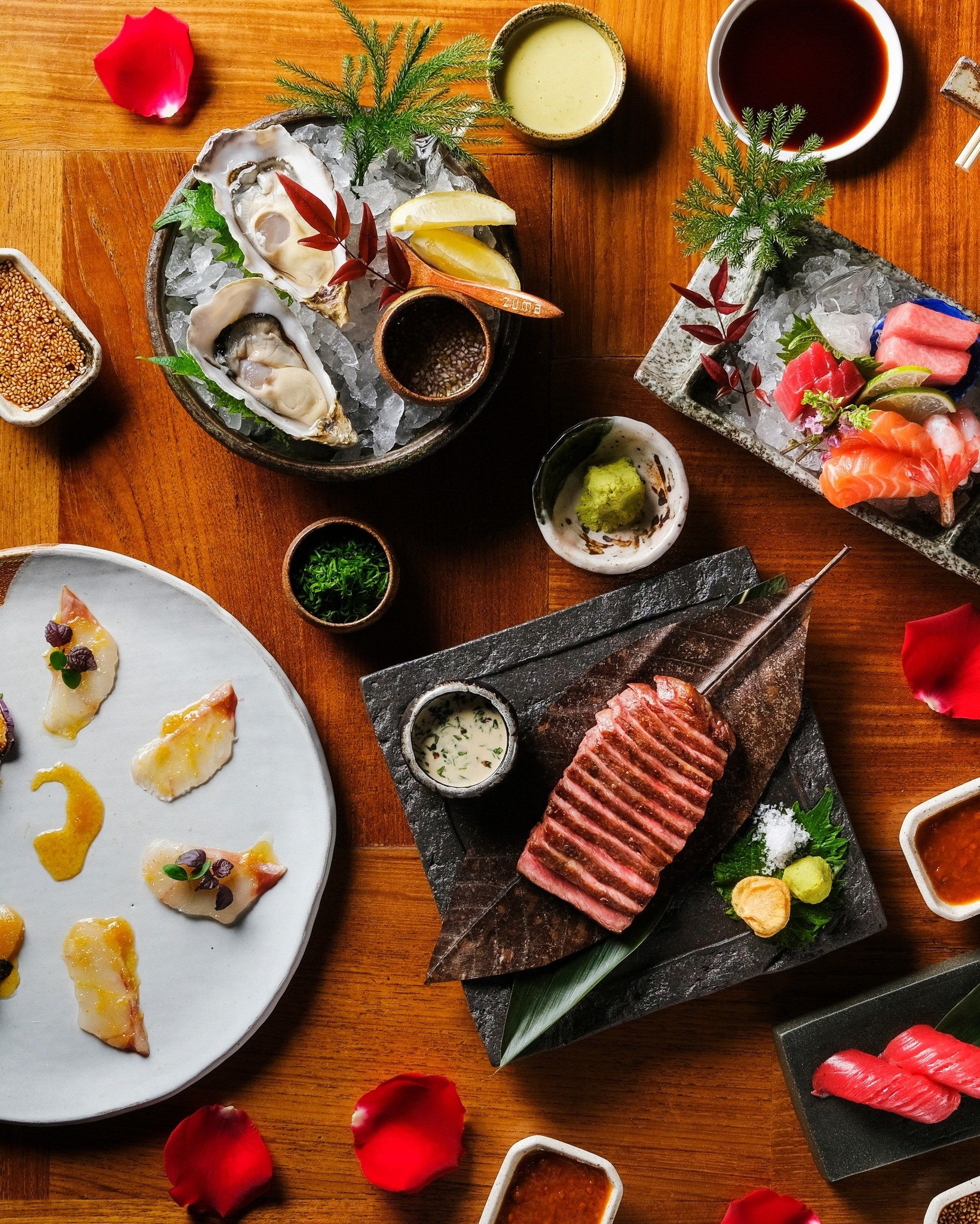 A variety of dishes at Zuma. Photo: Zuma Hong Kong