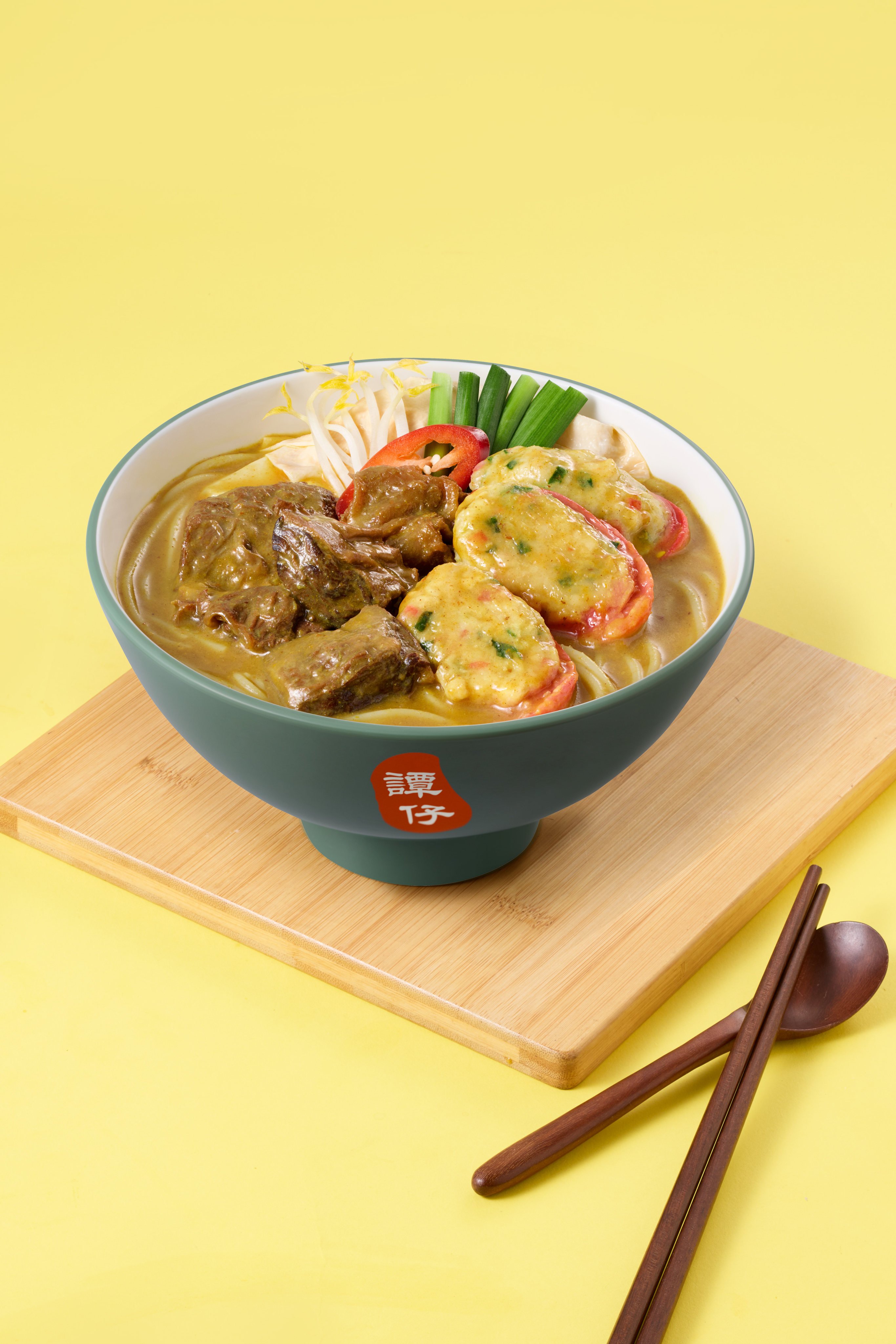 Tamjai Yunnan Mixian’s Hong Kong-style curry noodles with beef brisket and stuffed sausages. Photo: Tamjai Yunnan Mixian