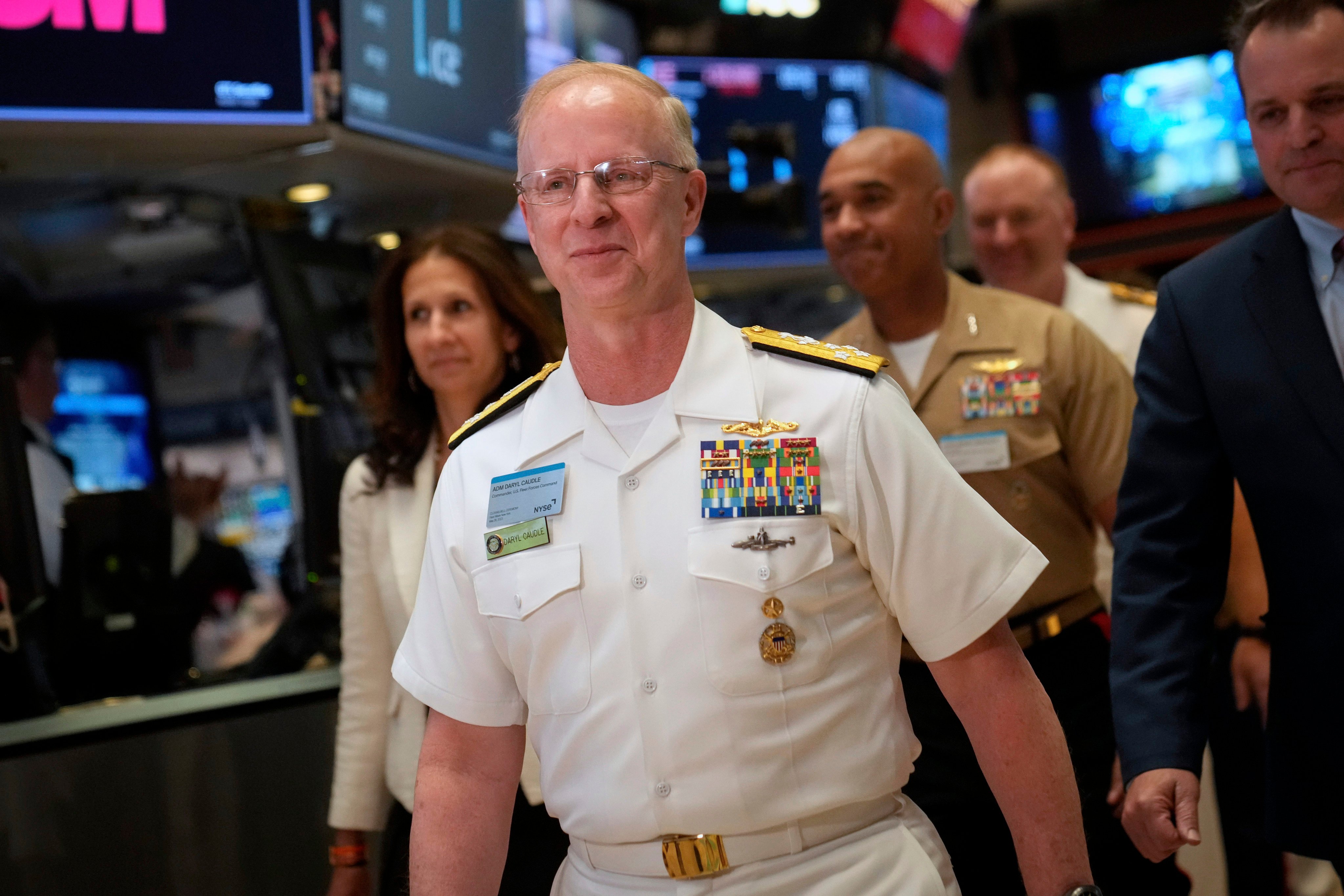 Admiral Daryl Caudle has been named chief of US naval operations. Photo: AP