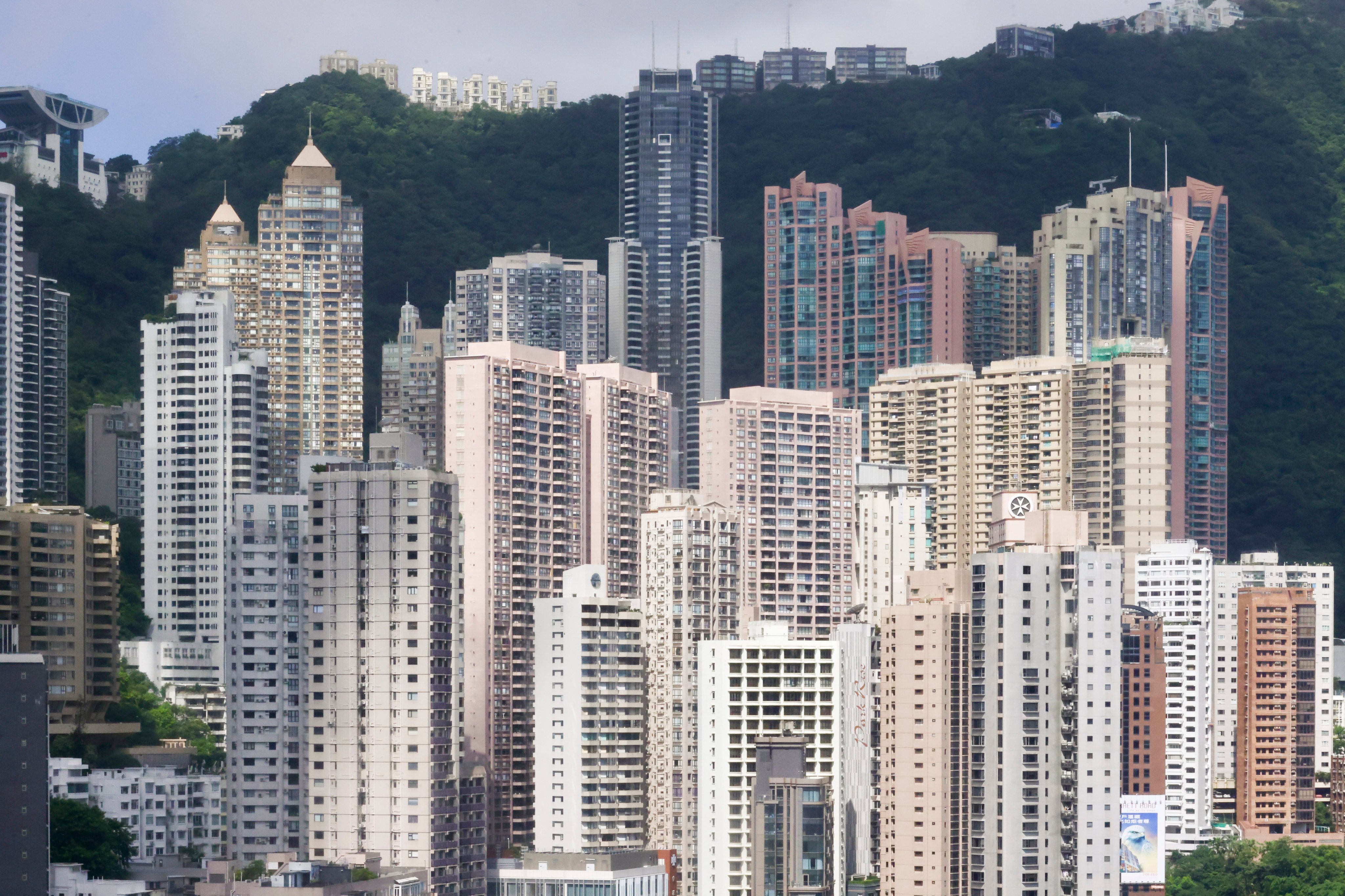 View of the Mid-Levels from Two Pacific Place. Photo: Jonathan Wong