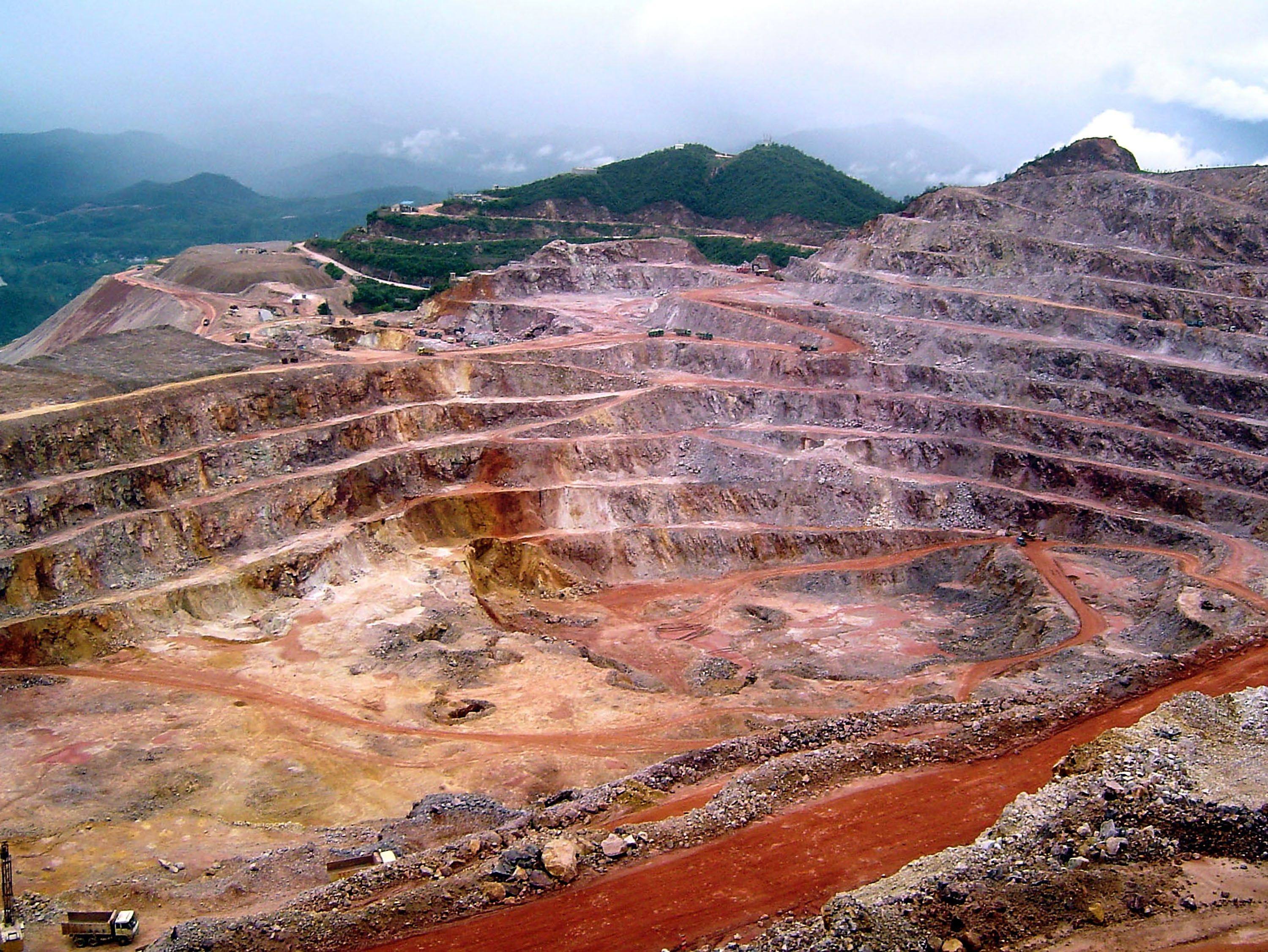 The Zijinshan copper mine in south China’s Fujian province owned by Zijin Mining Group. Photo: AP Photo