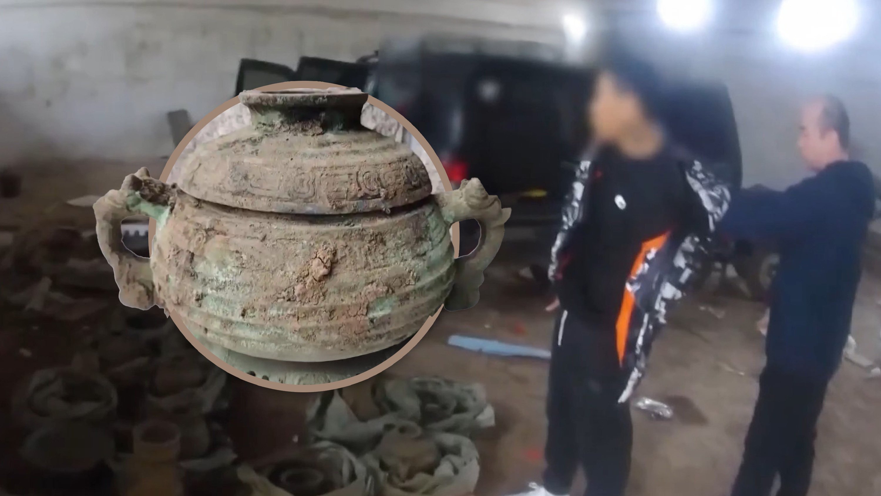 A Chinese man obsessed with fictional tomb-raiding stories has broken into a burial site and stolen 20 cultural relics from 771 BC. Photo: SCMP composite/CCTV