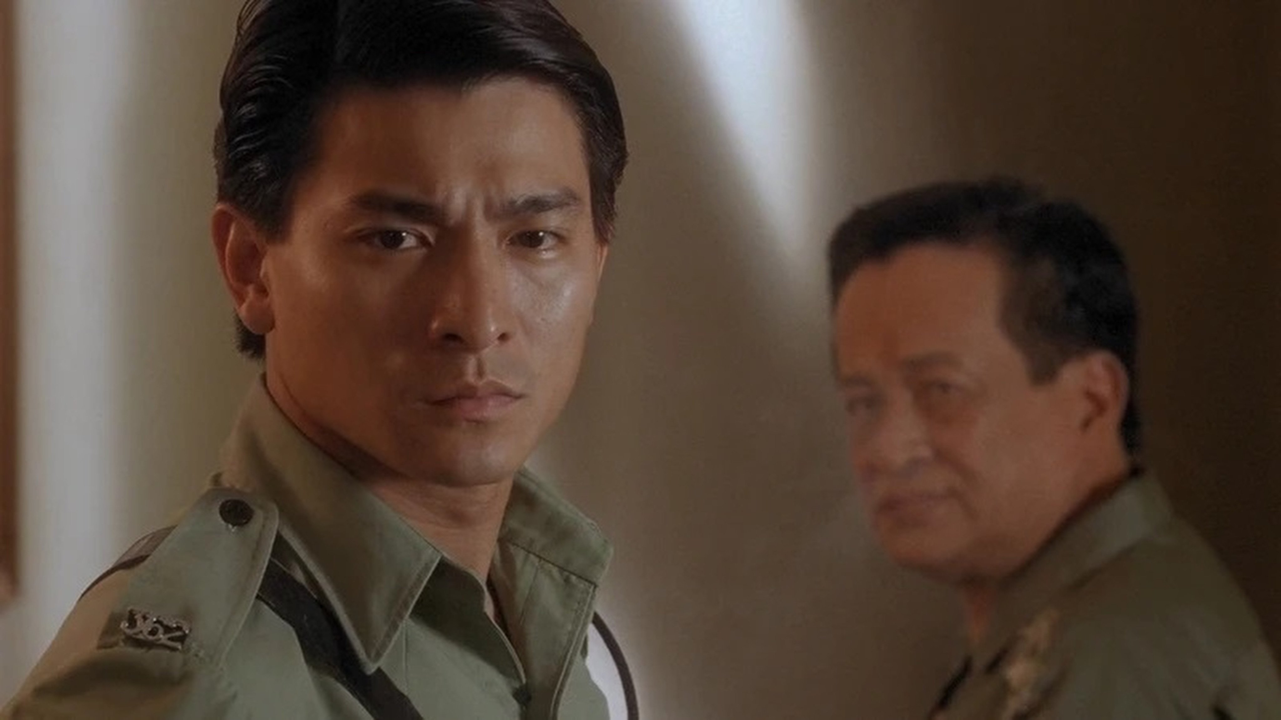 Andy Lau (left) and Kwan Hoi-san in a still from the 1991 movie Lee Rock. Photo: Handout