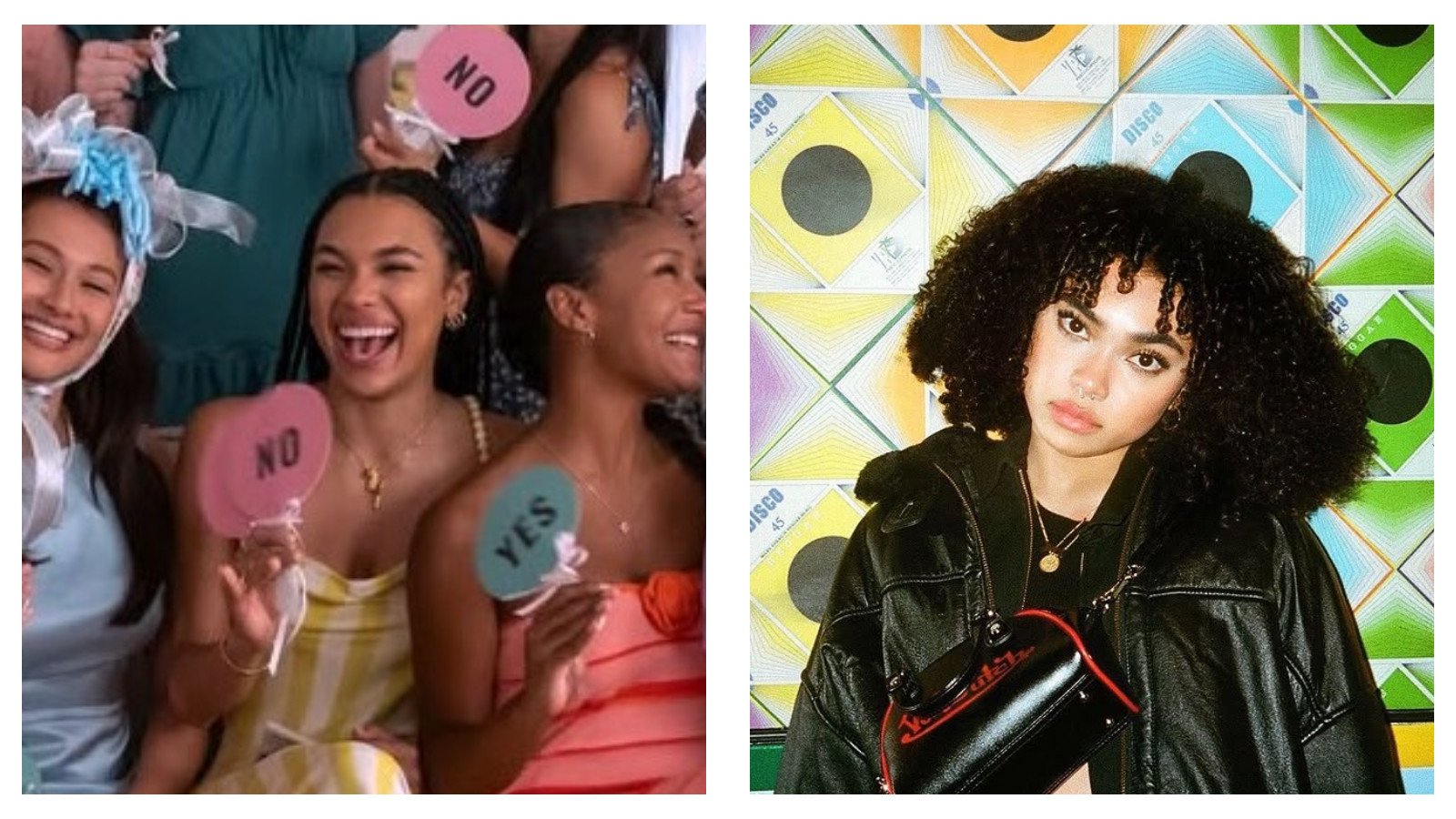 Sofia Bryant plays the character of Anika (left) in the hit Amazon Prime Video TV series, The Summer I Turned Pretty. Photos: @primevideoca, @sofiabryantofficial/Instagram
