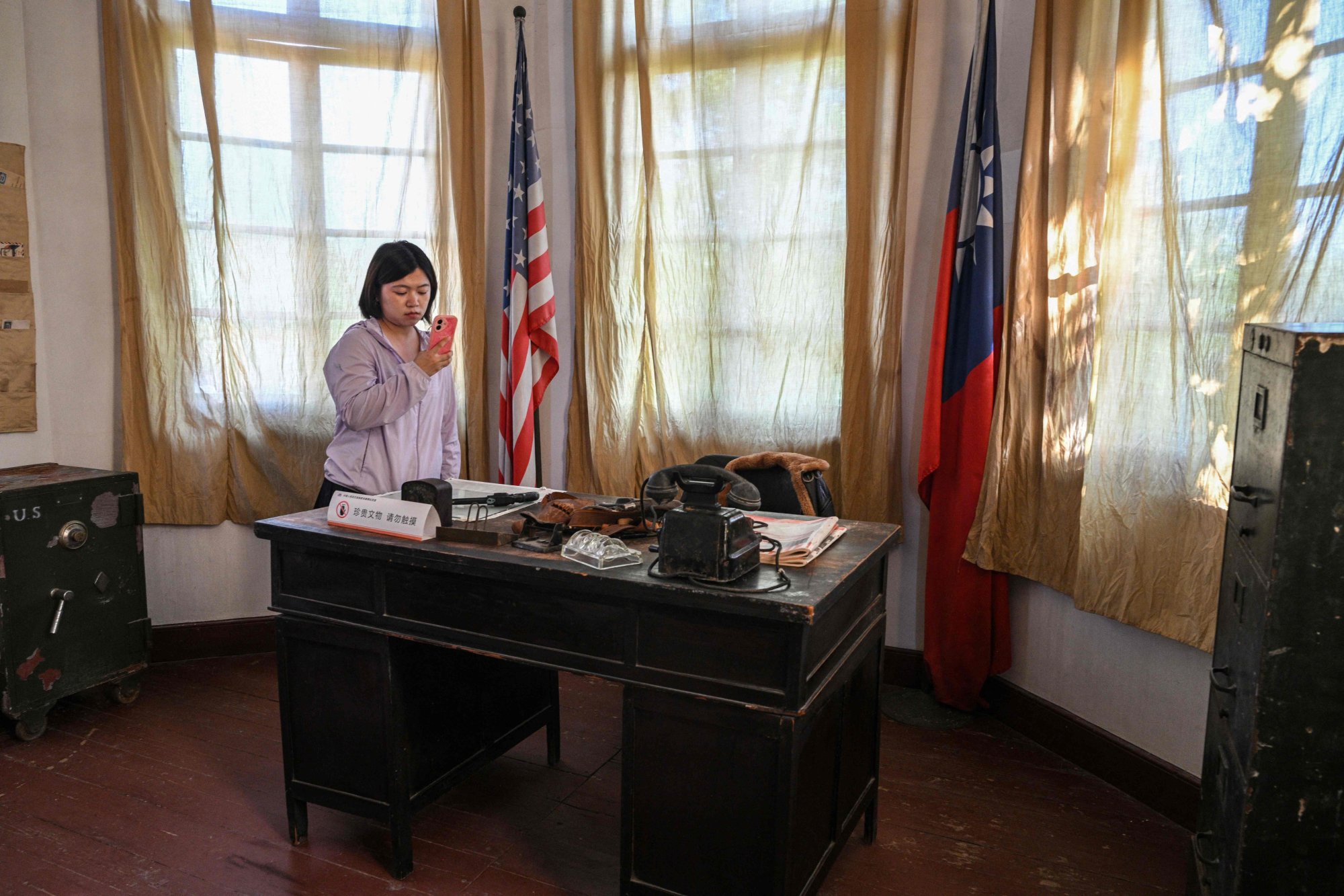 The preserved headquarters of the Flying Tigers in Zhijiang, in central China’s Hunan province. Photo: AFP